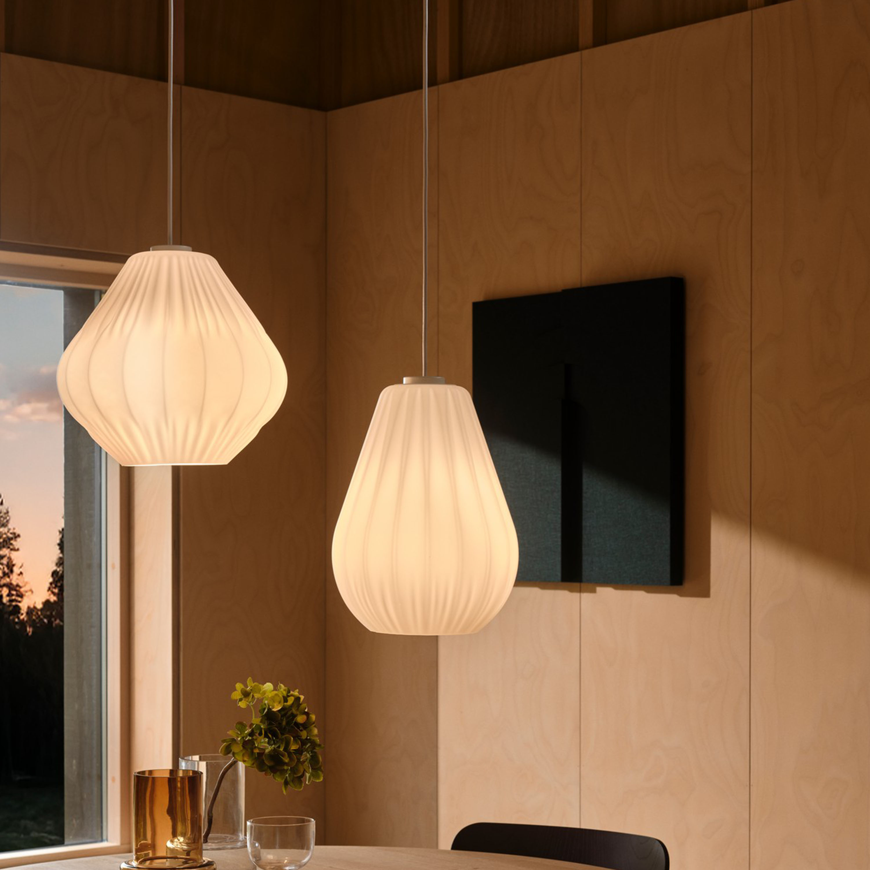 Nordlux Maluca Taklampe Opal Hvit Ø29