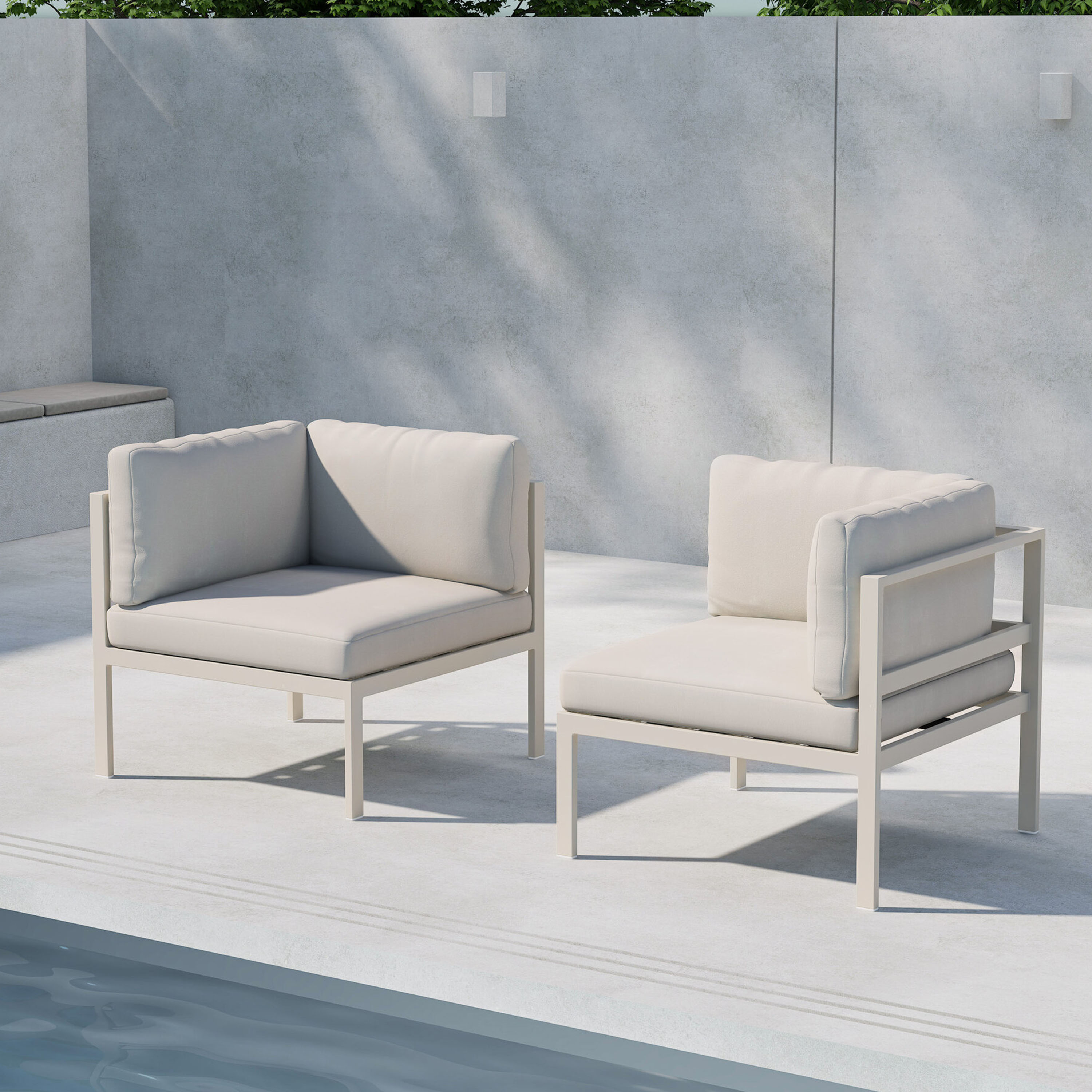 Venture Home Copacabana Hörnmodul Beige/ Beige