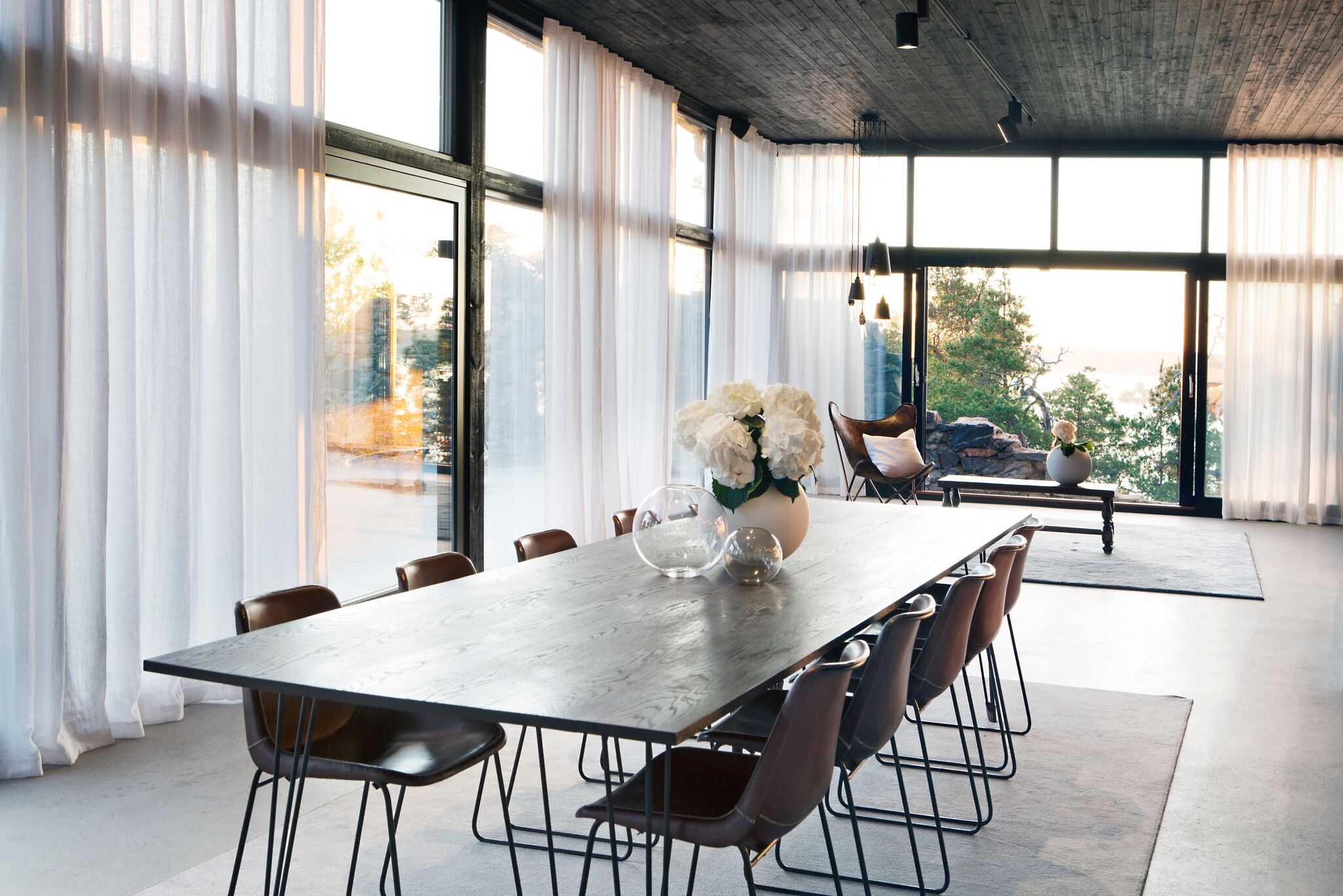 Himla Sunshine Verhopaneeli Pellava Valkoinen 290 cm