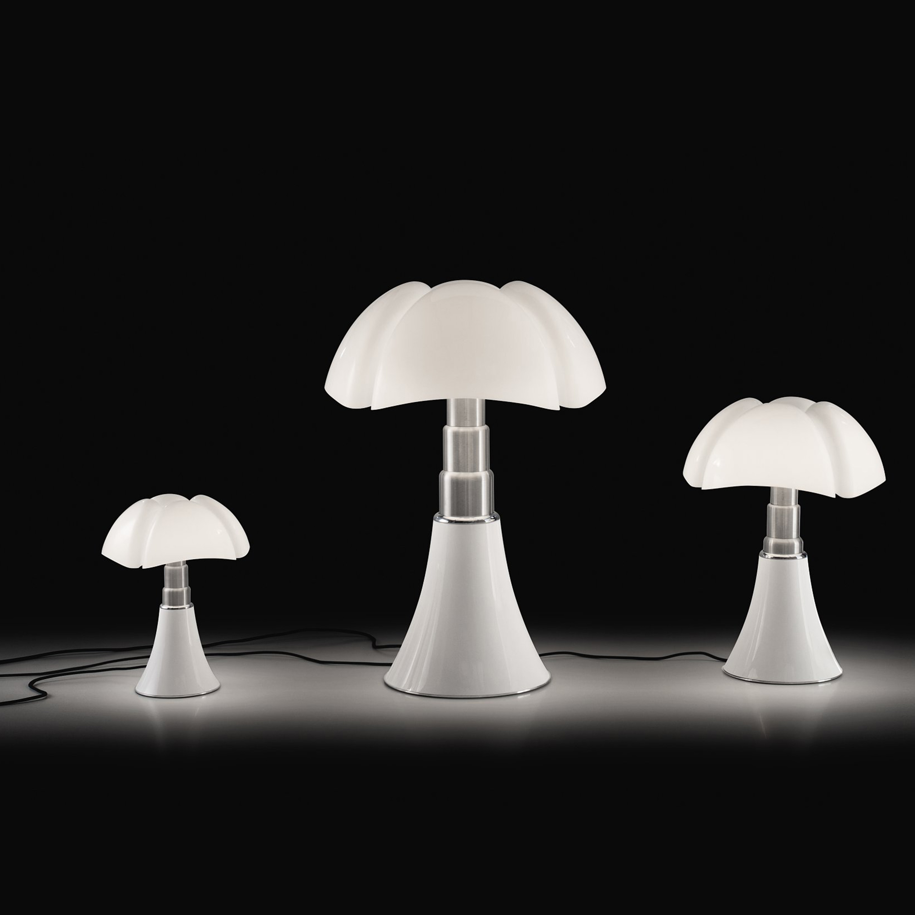 Martinelli Luce Pipistrello Pöytävalaisin himmennettävä LED-valo Valkoinen