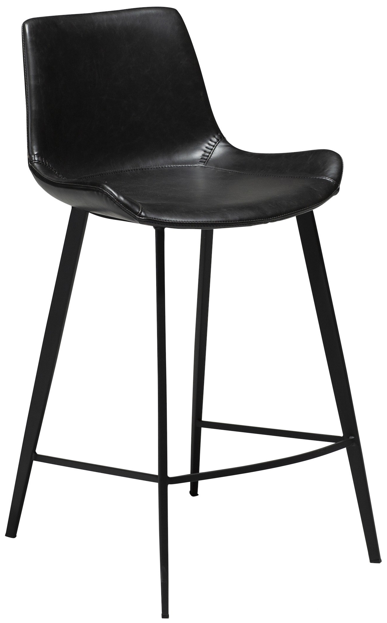 2-pack Dan Form - Hype Barstol Konstläder Svart 75cm