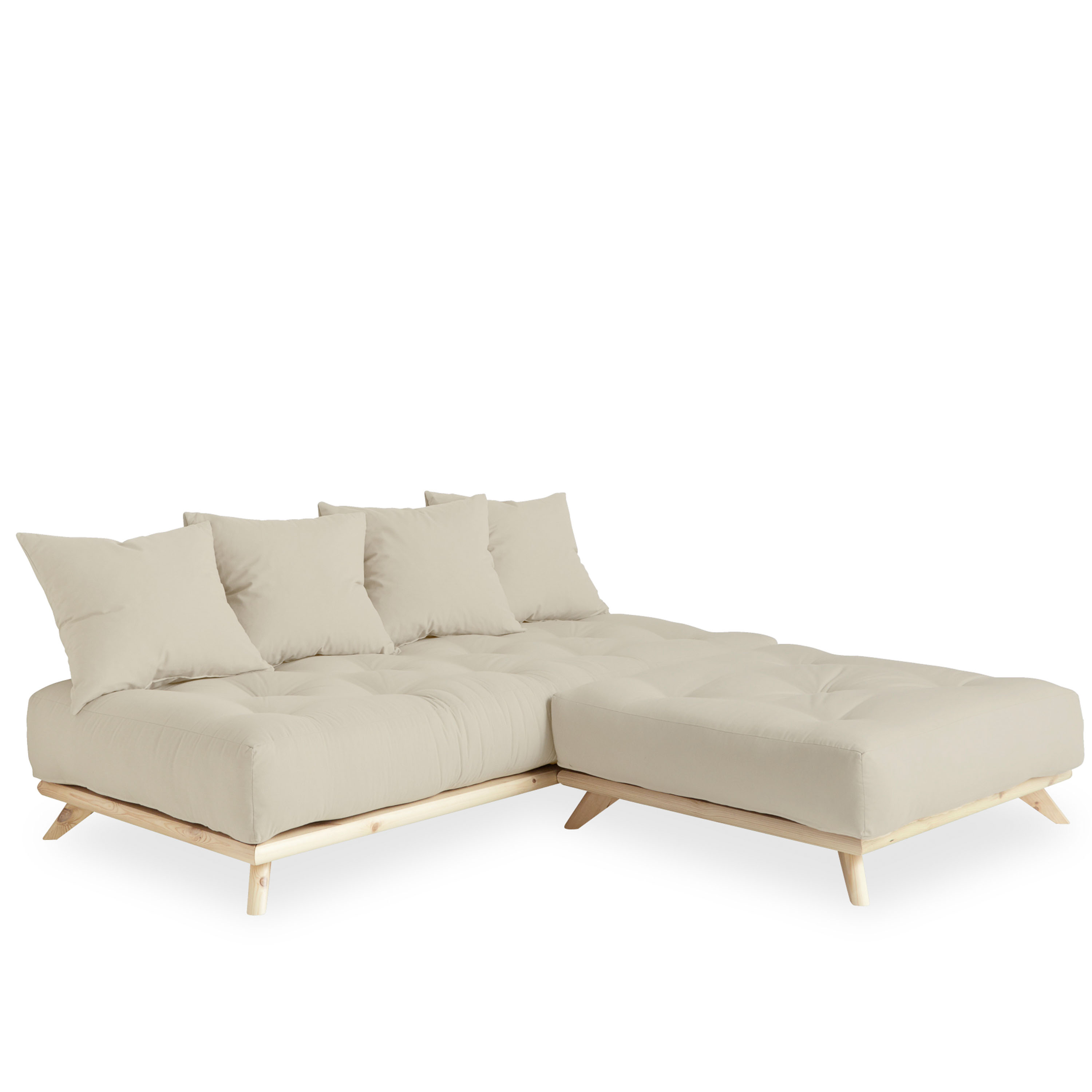 Karup Design Senza Vuodesohva Luonnollinen/Beige 200 cm