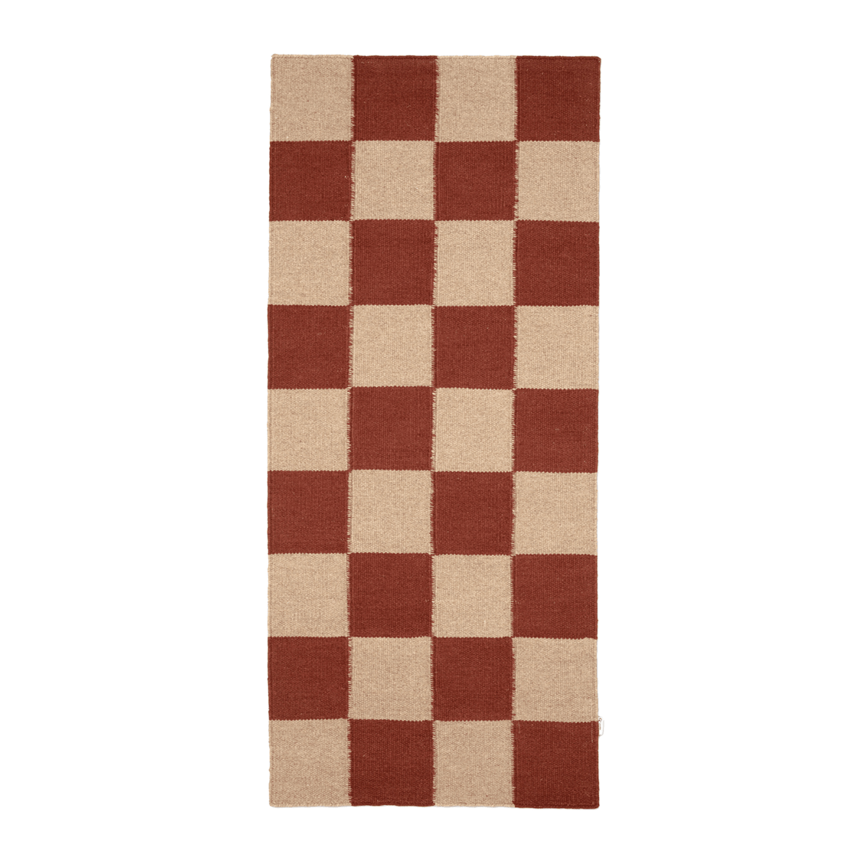 Square Gångmatta Terracotta/Natur 80x240