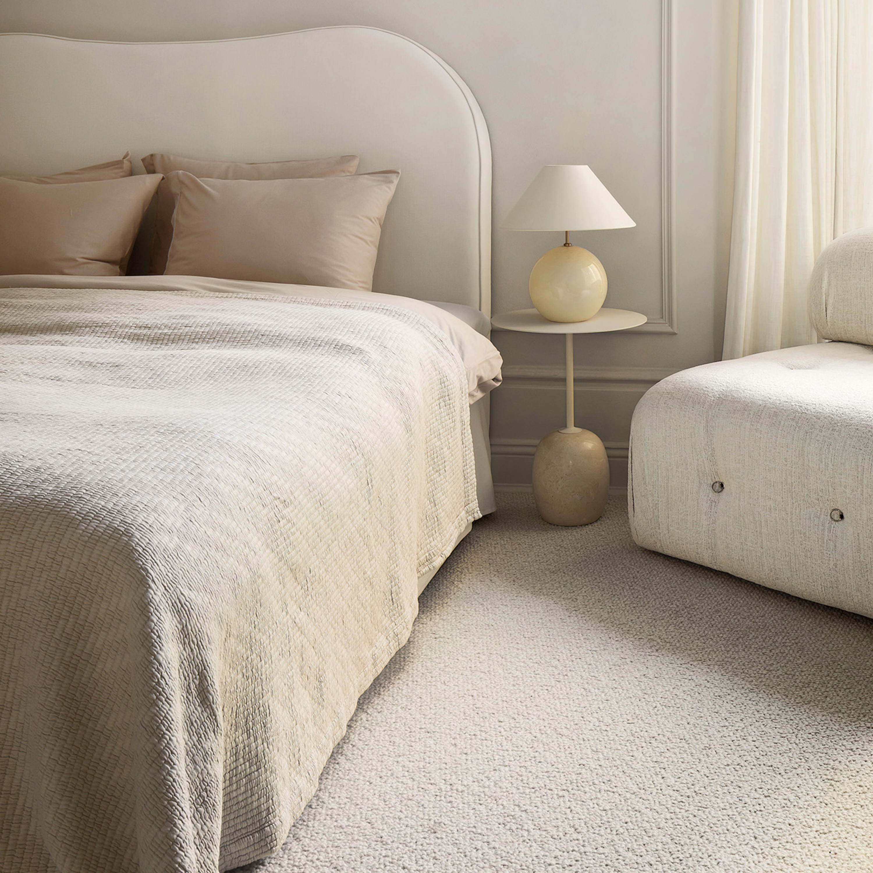 Tell me more Brick Överkast Sand 140x200