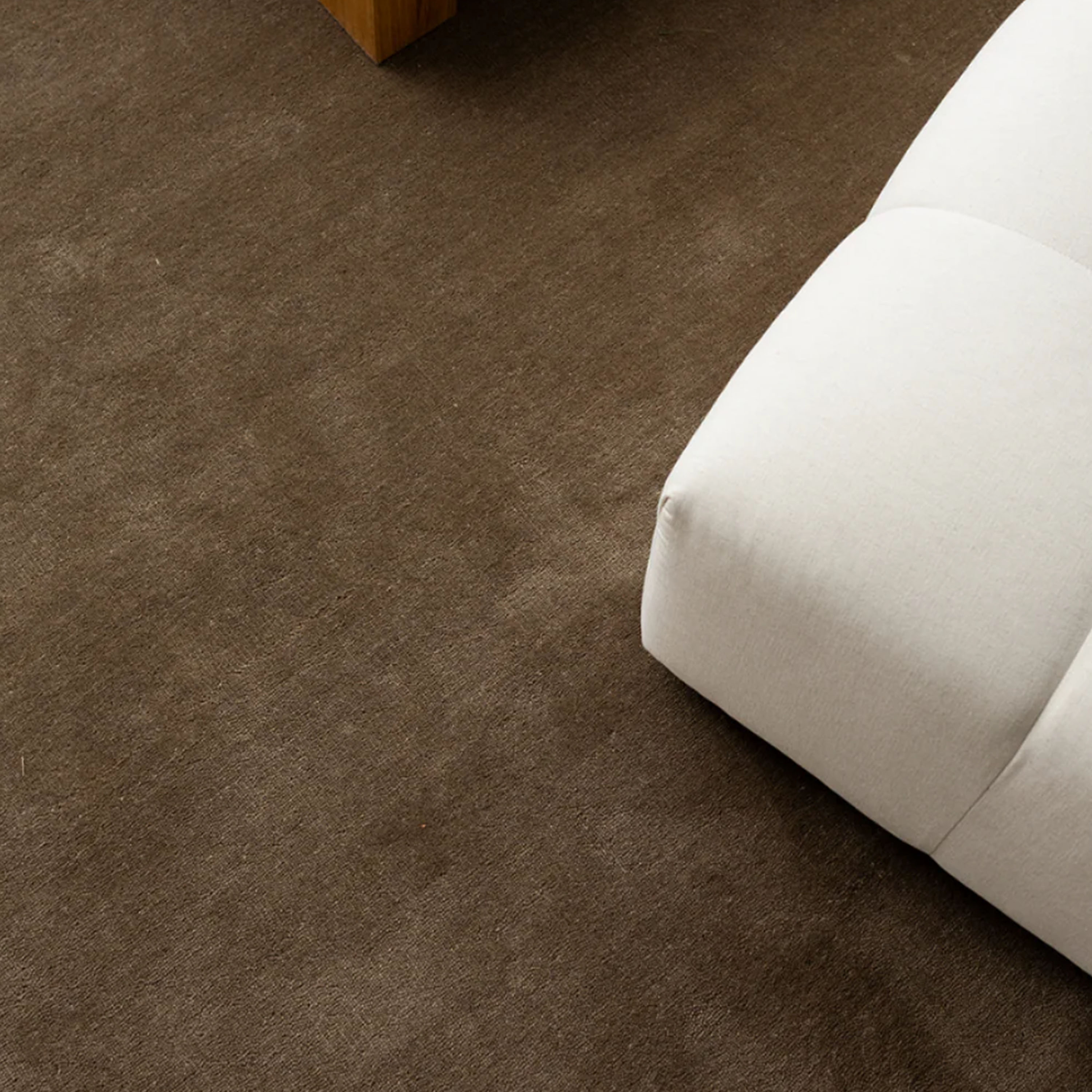 Classic Collection Solid Wollteppich Braun 300x400