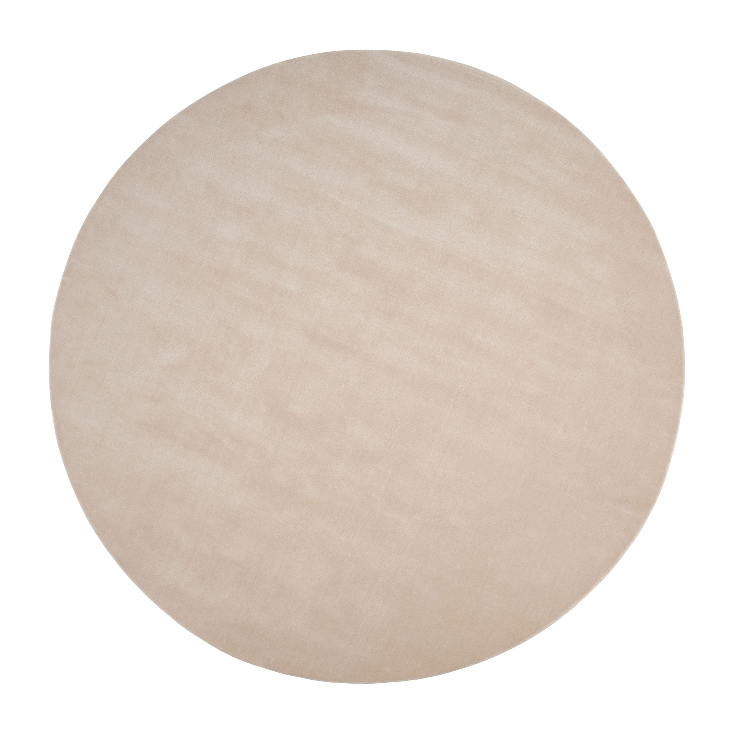 Halo Cloud Rund Ullmatta Beige Ø300