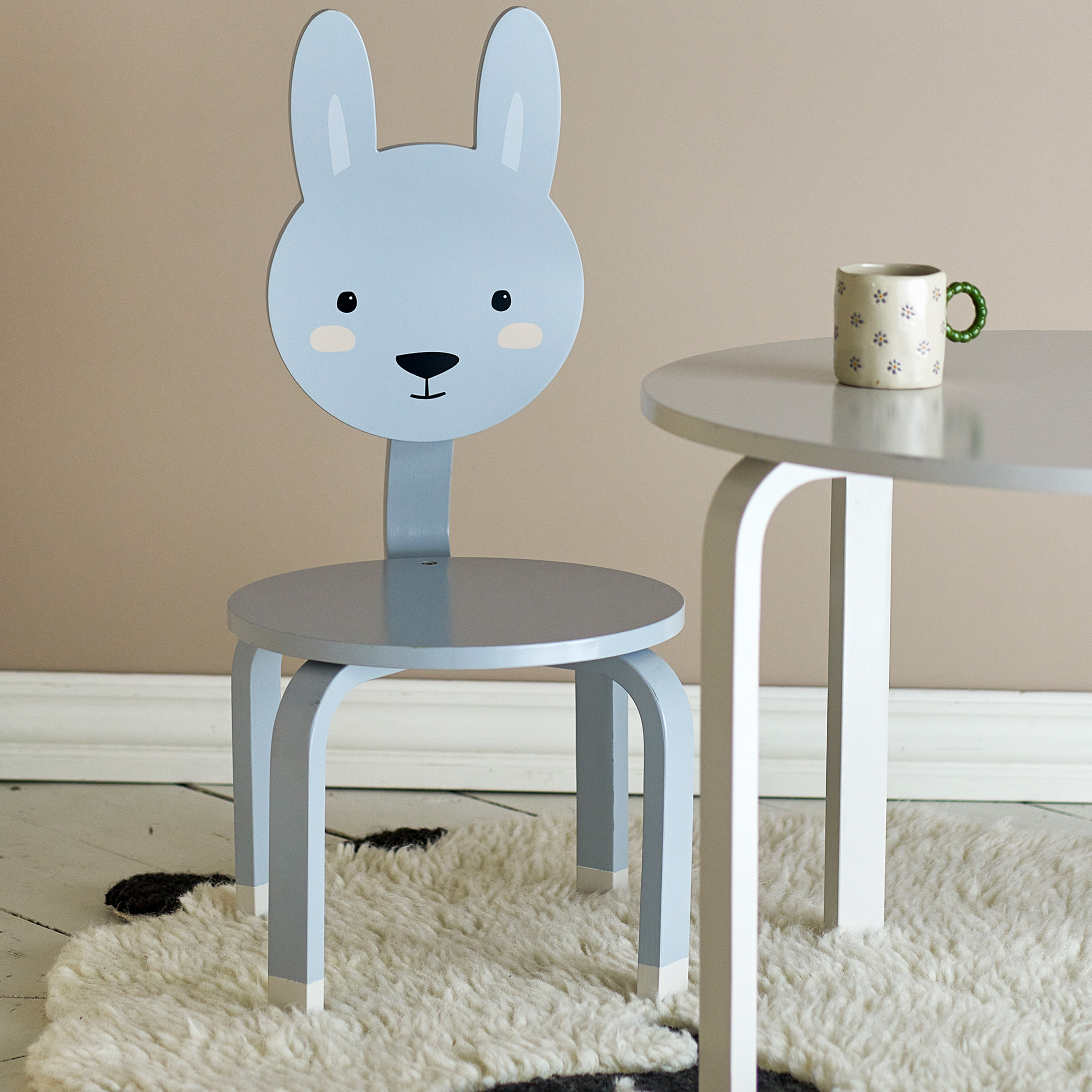 Bloomingville Marle Stuhl Grau