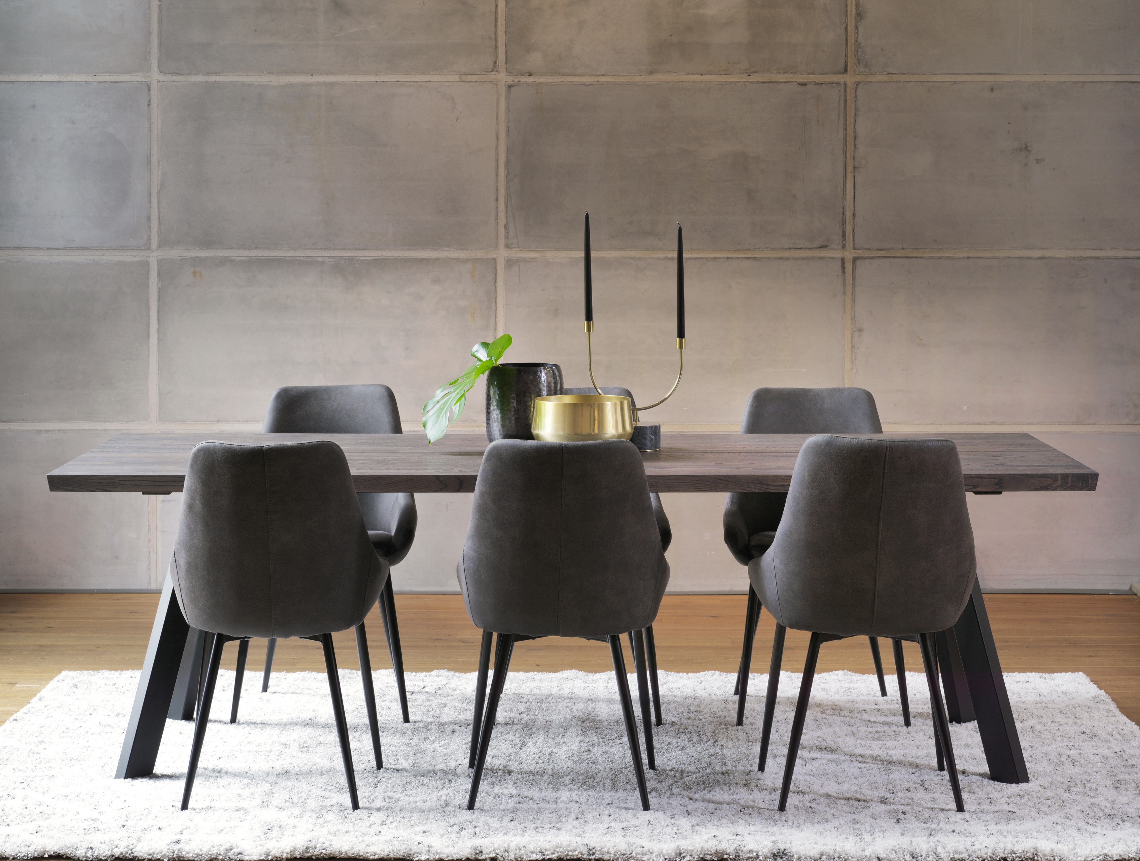 Rowico Home Fred Esstisch Dunkelbraun 240cm