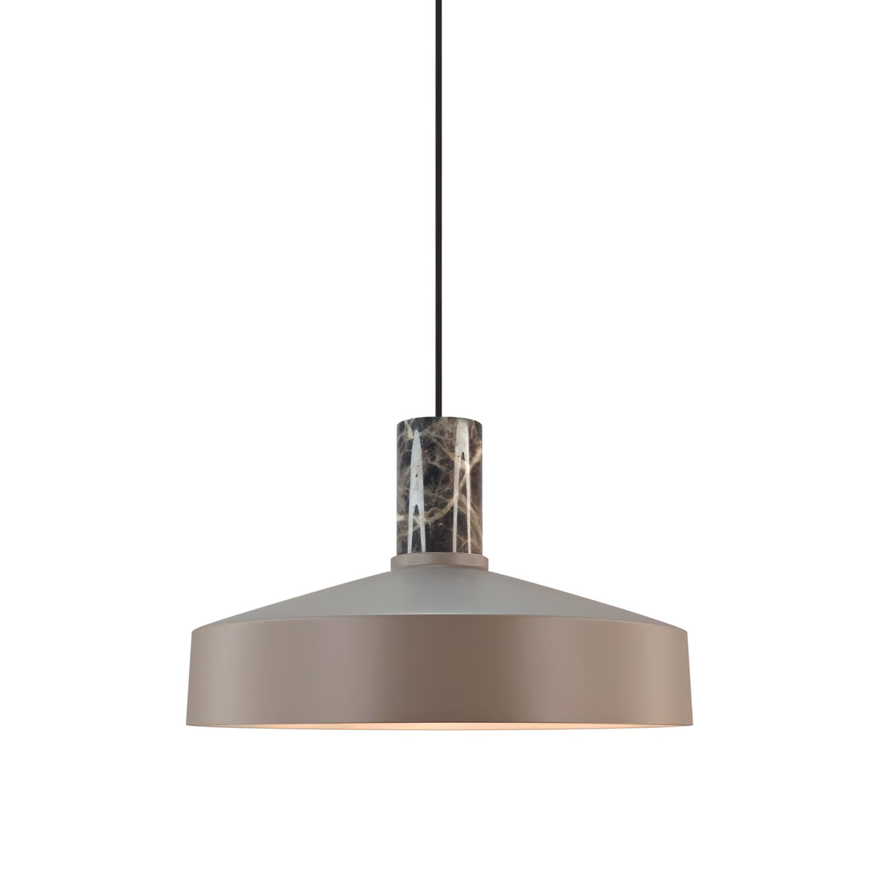 Elvas marble Taklampa Ljus brun Ø37