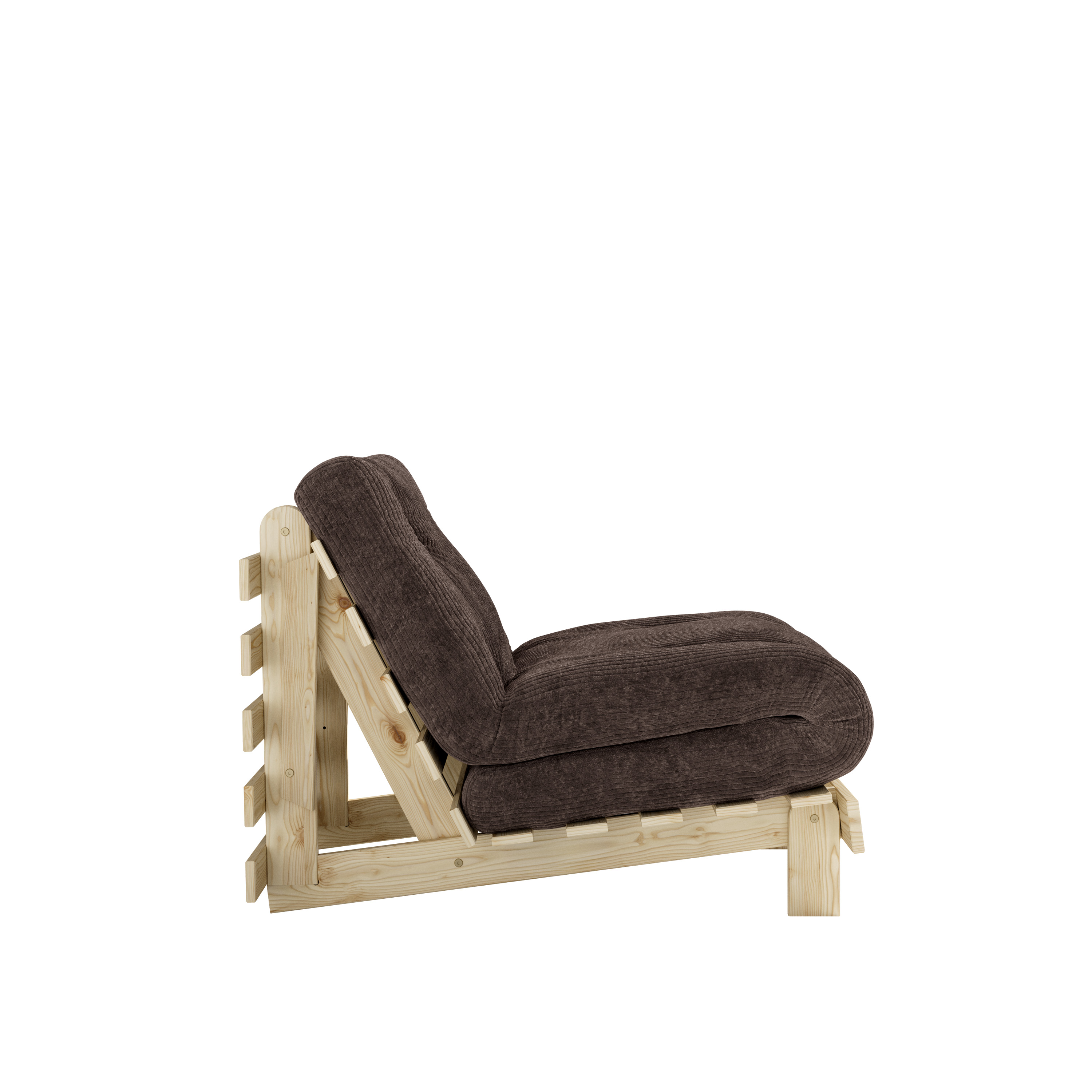 Karup Design Roots Sovesofa Raw/Dark Cocoa 90cm