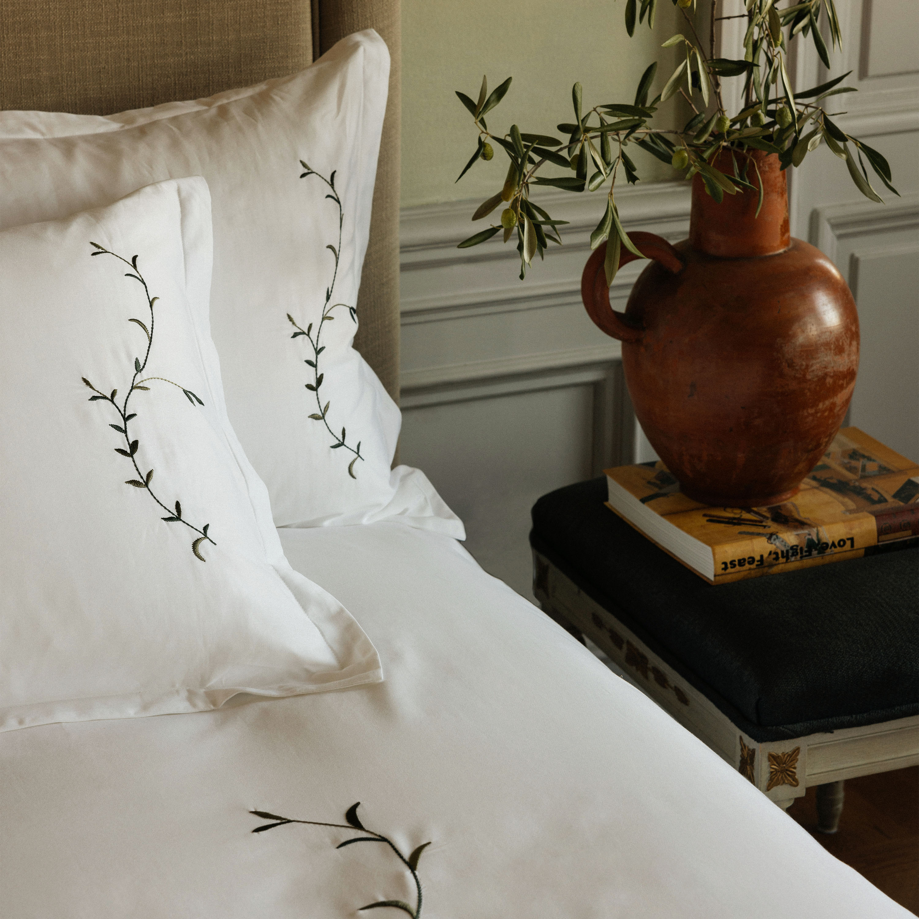 Mille Notti Vivace Örngott Satin Green 50x60