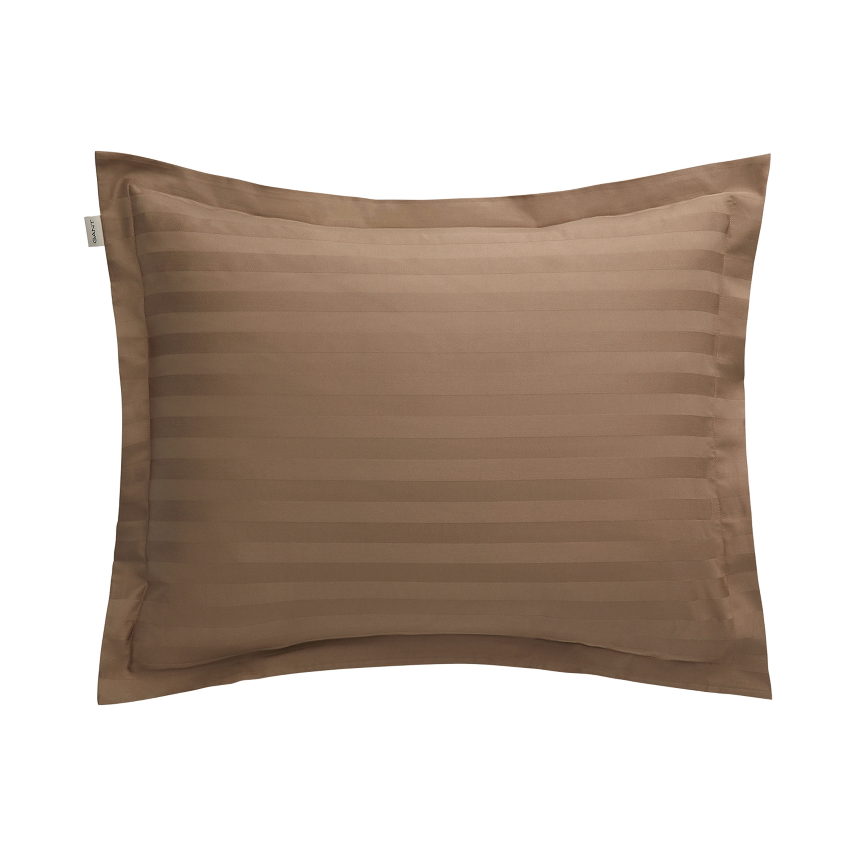 Sateen Stripes Örngott Taupe Beige 50x60