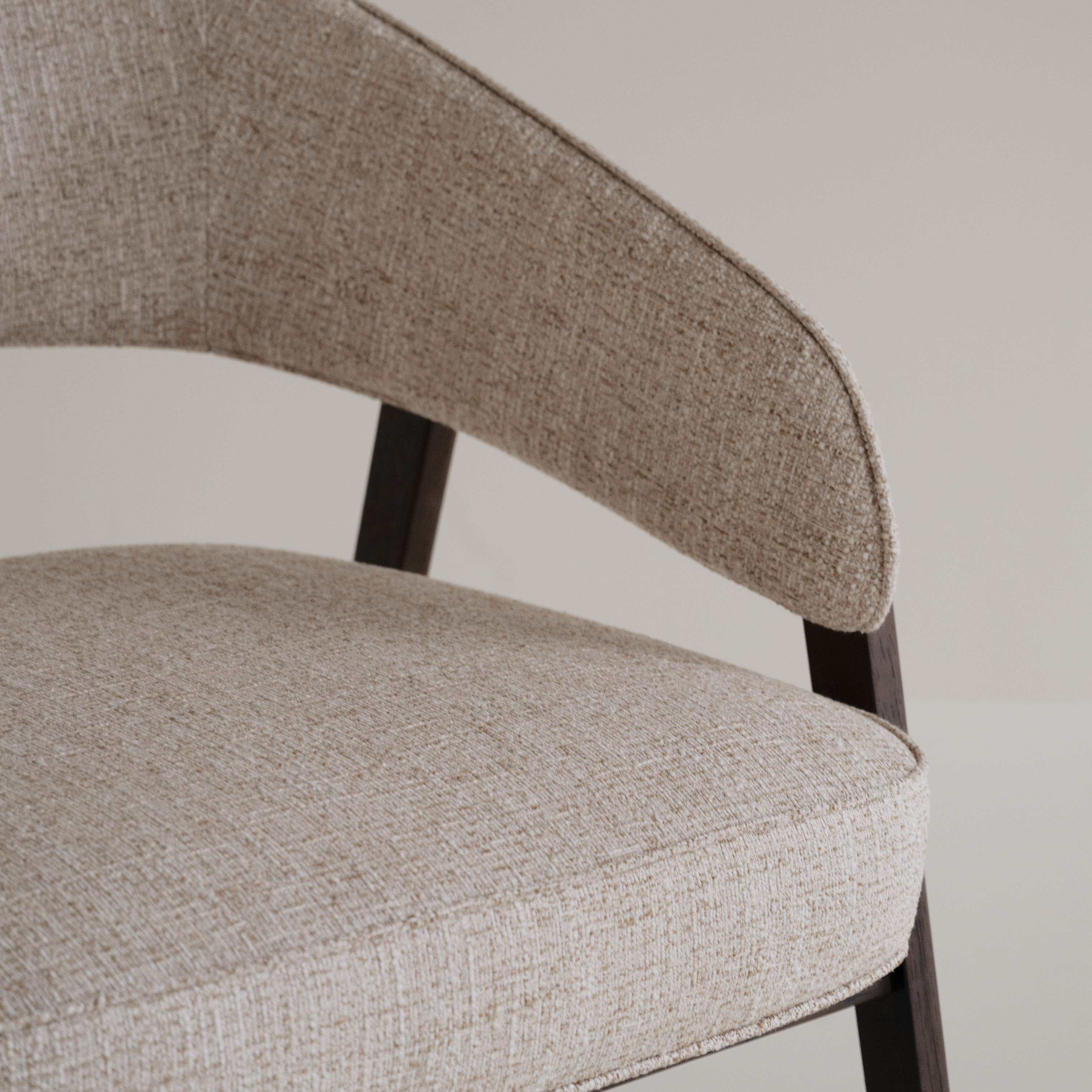 Rowico Home Barnaby Loungesessel Hellbeige/Eiche