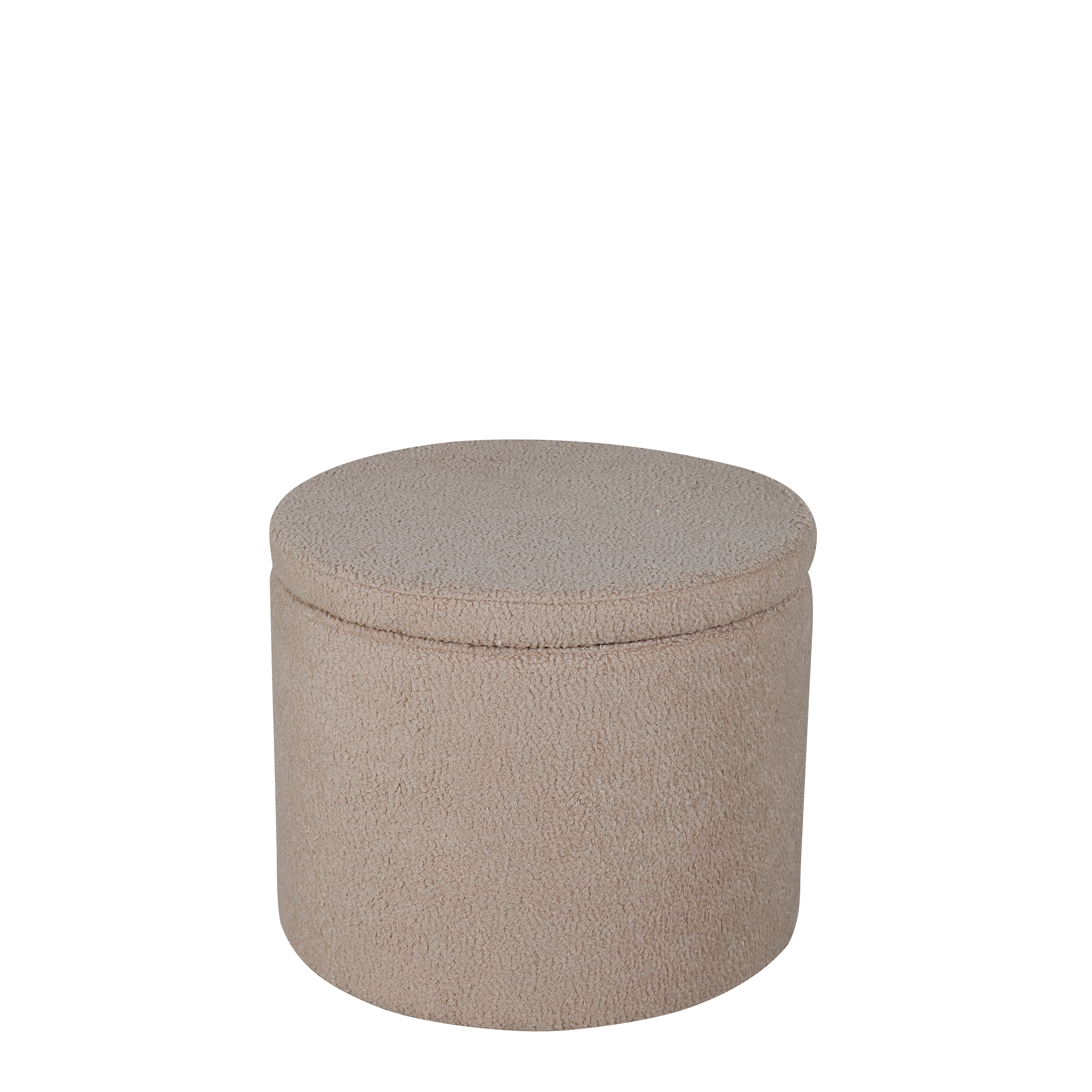 Dunken Sittpuff Förvaring Teddy Beige