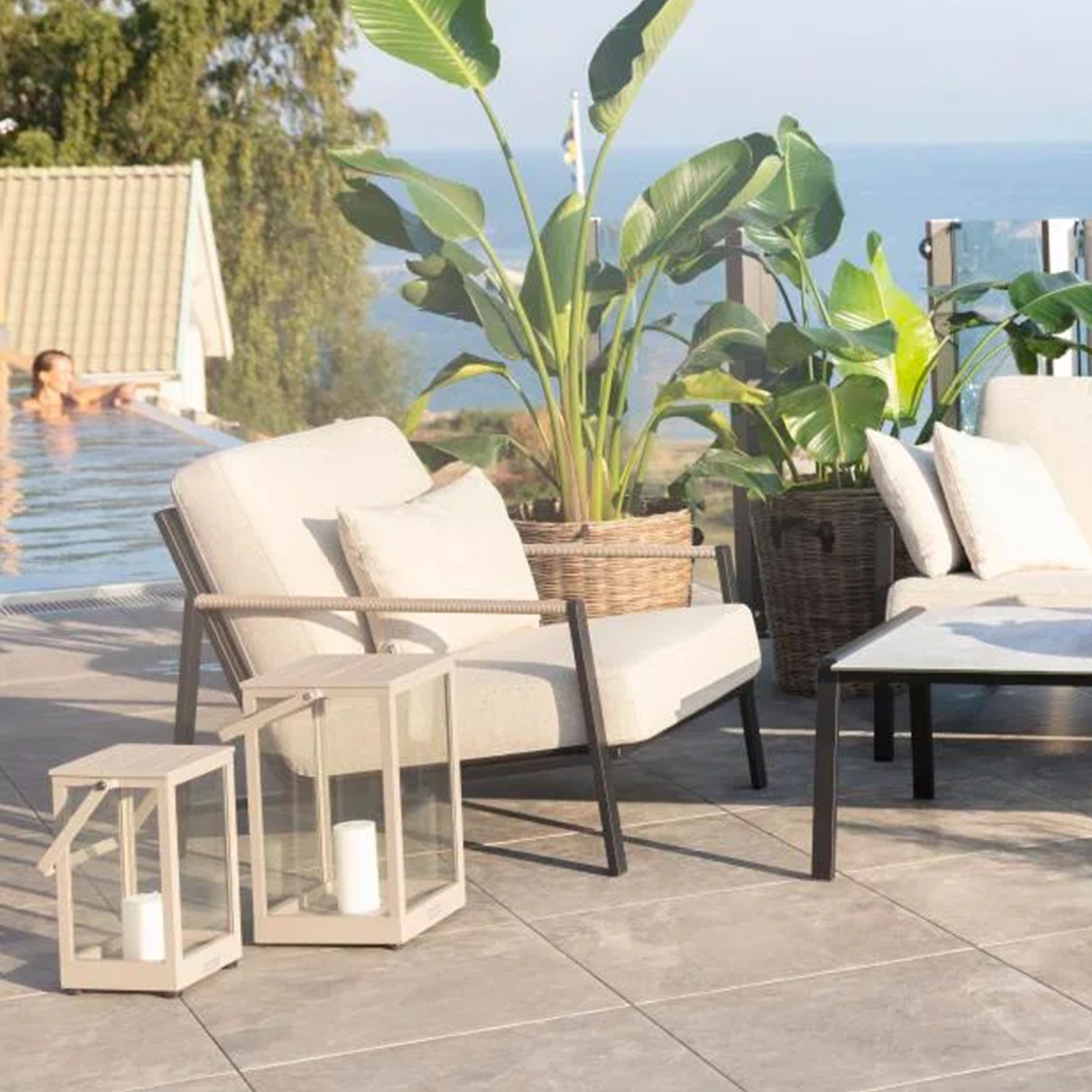 Brafab Belfort Ljuslykta Khaki 43cm