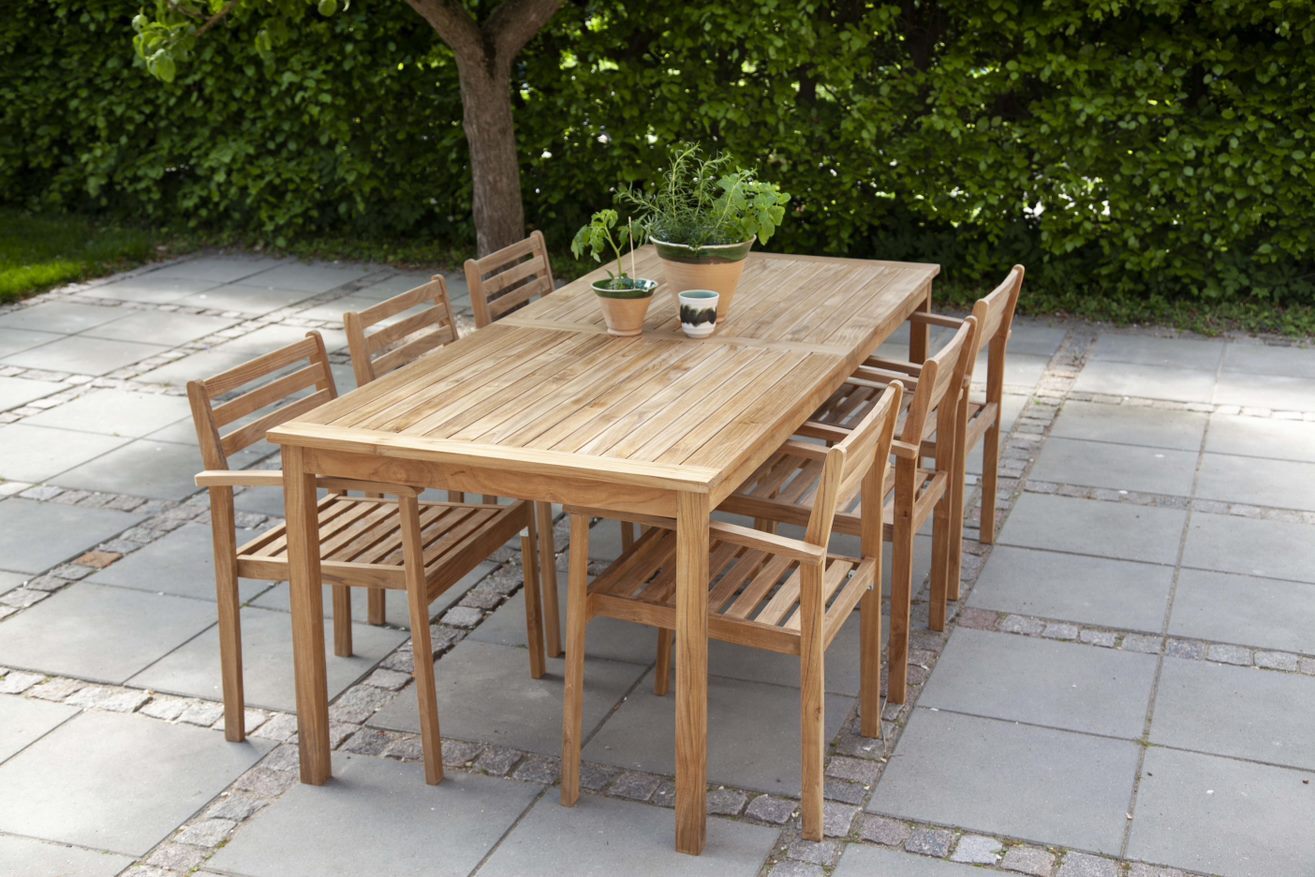 Cinas Oxford Spisebord Teak 210 x 90 cm