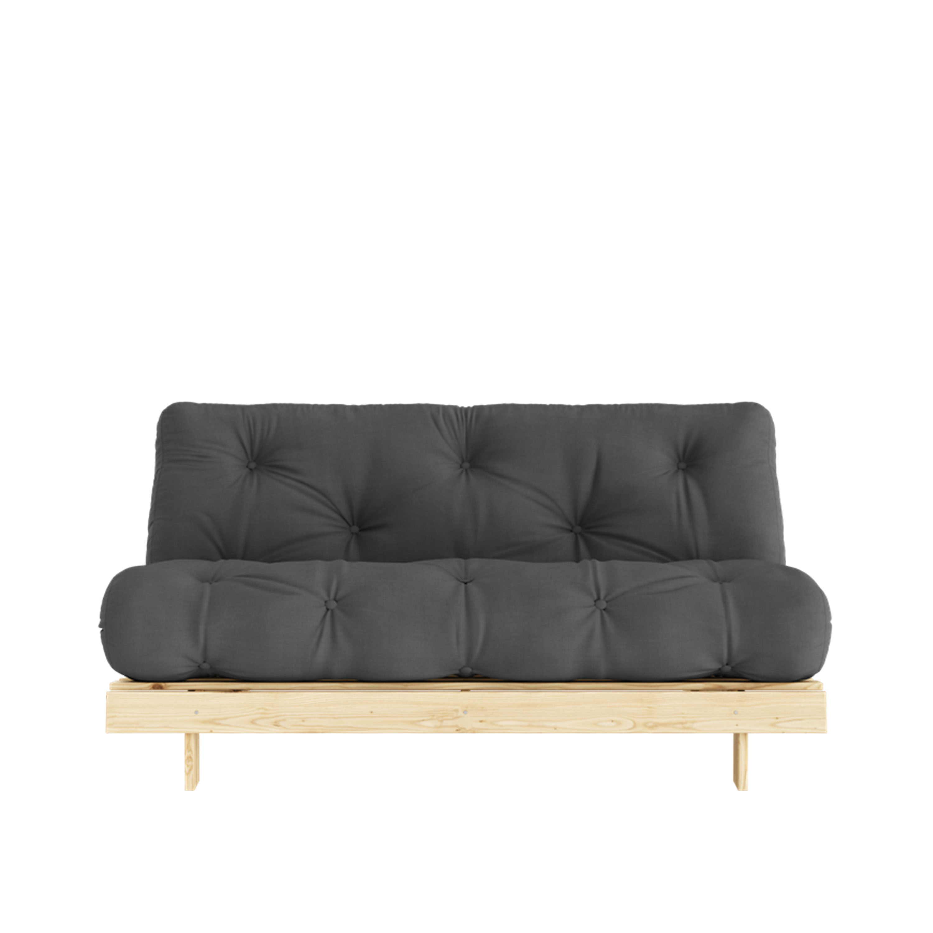 Karup Design Roots Schlafsofa Natur/Dunkelgrau 160cm
