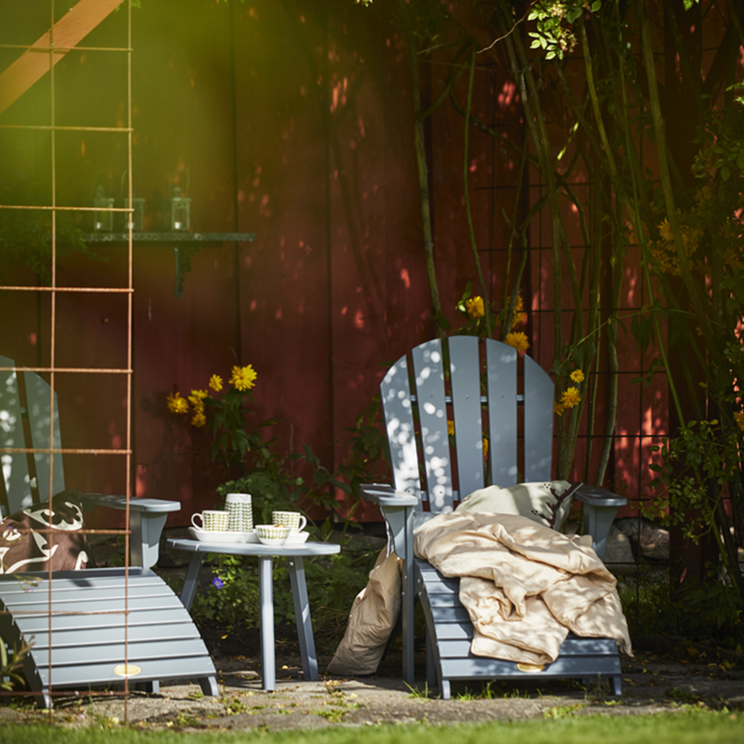Hillerstorp Tennessee Terassituoli Teräksenharmaa