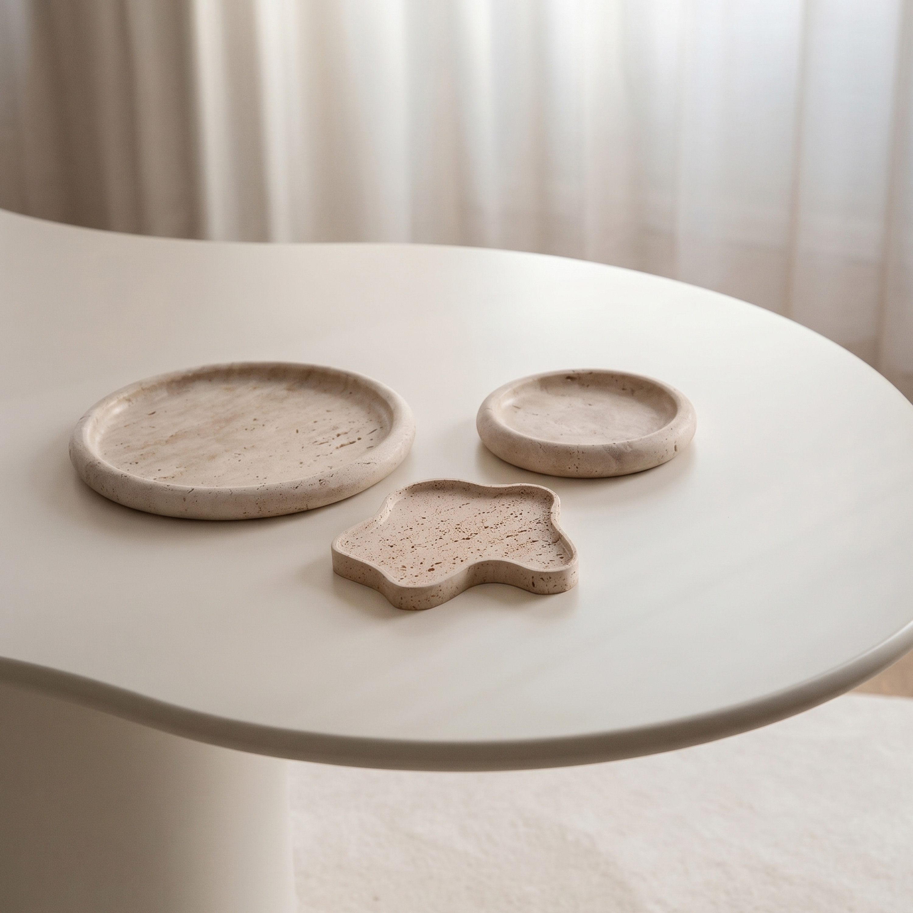 Sleepo Collection Nicola Bricka Travertin Ø30