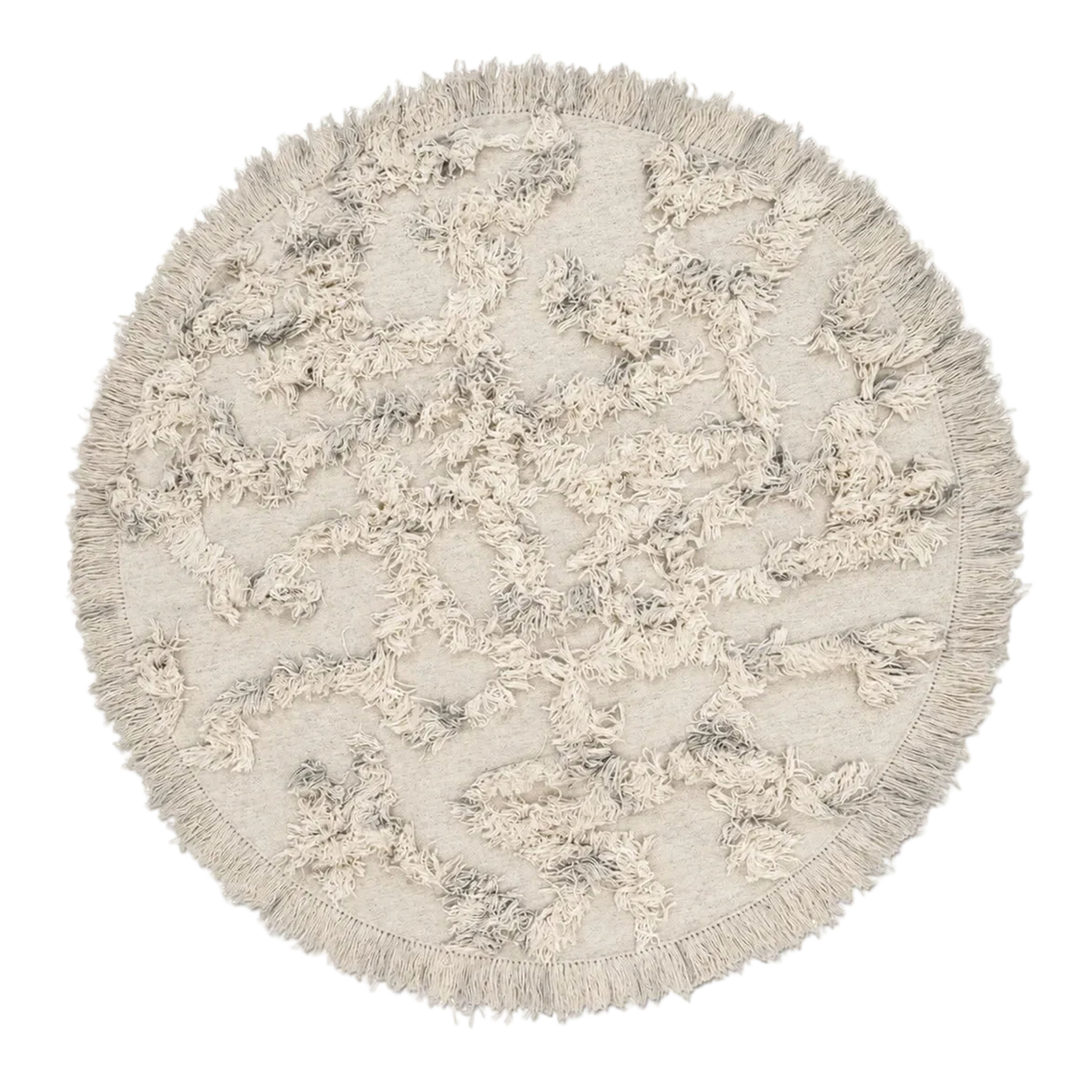 Rio Round Rug Ivory/Melange Ø220