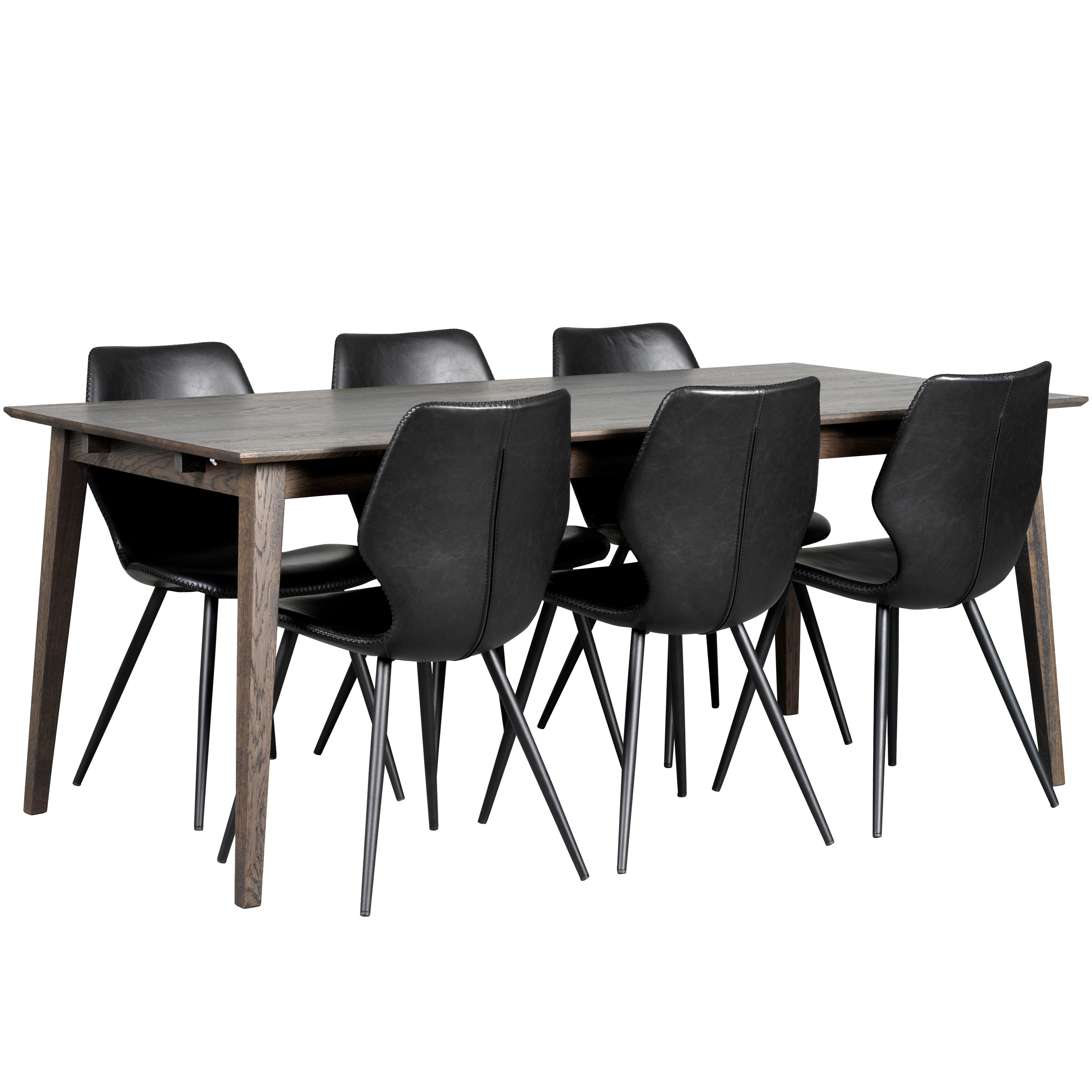 Rowico Home Filippa Matbord Mörkbrun Ek 180cm