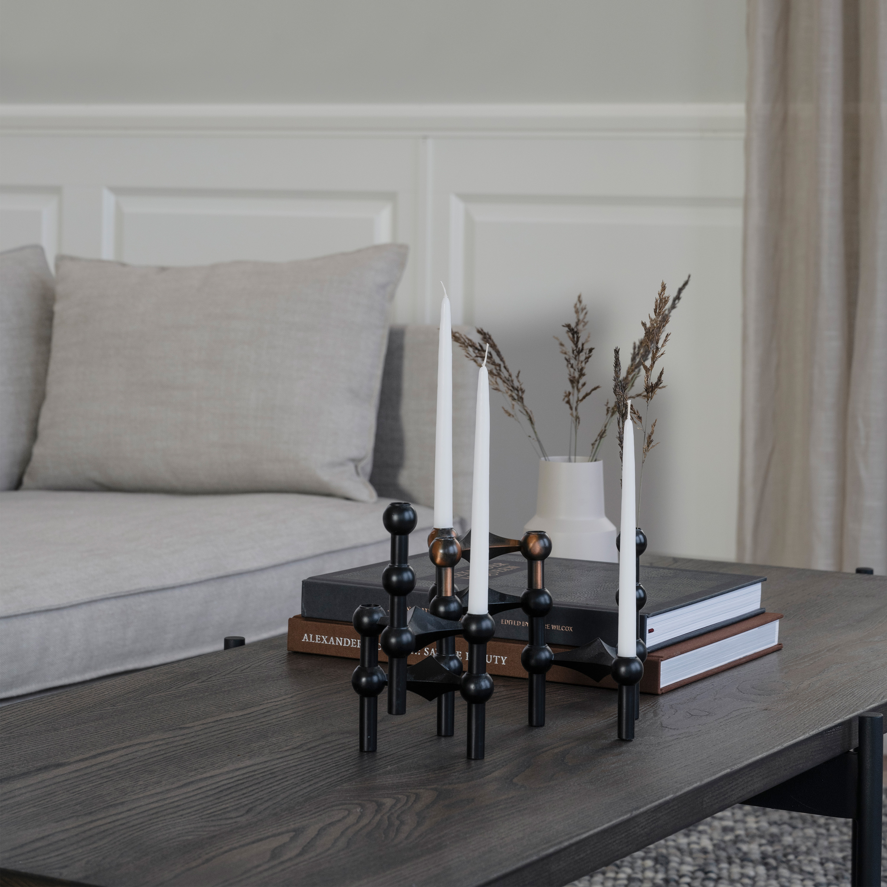 Rowico Home Shelton Couchtisch Braun/Schwarz 95x50cm