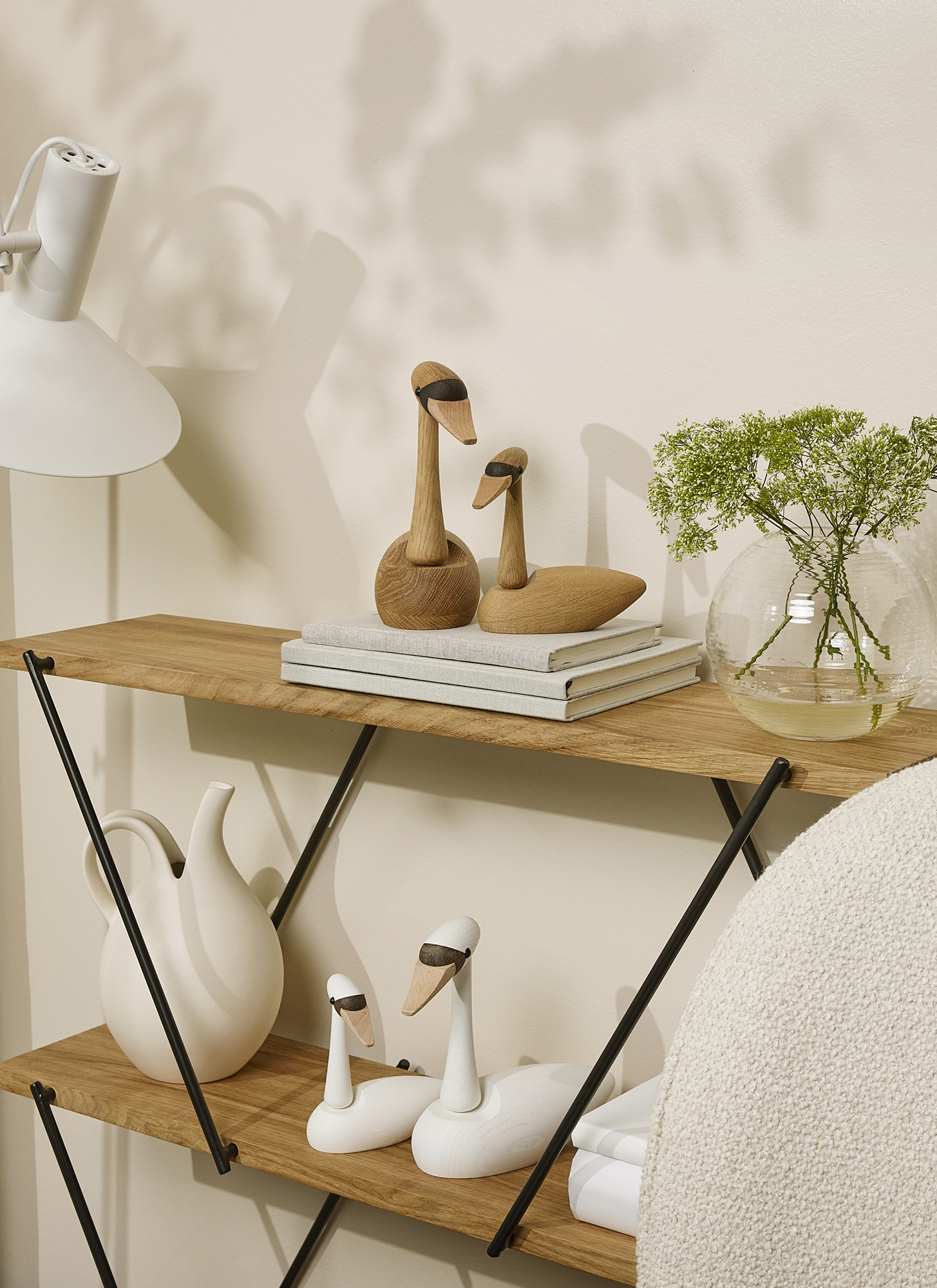 Spring Copenhagen The Cygnet Swan Koristelu Tammi 13cm