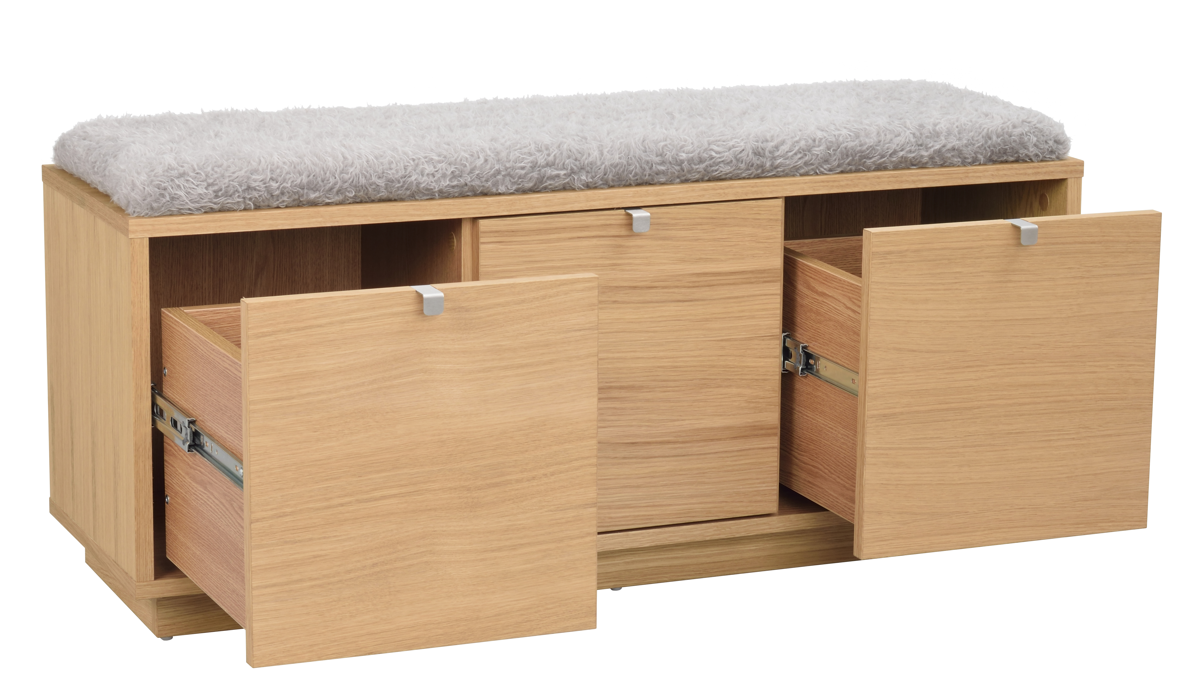 Rowico Home Confetti Bänk 3 Ek/Ljusgrå