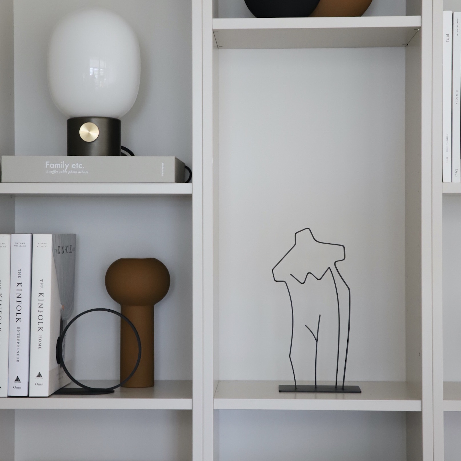 Cooee Design Wire Ruth Dekoration Black