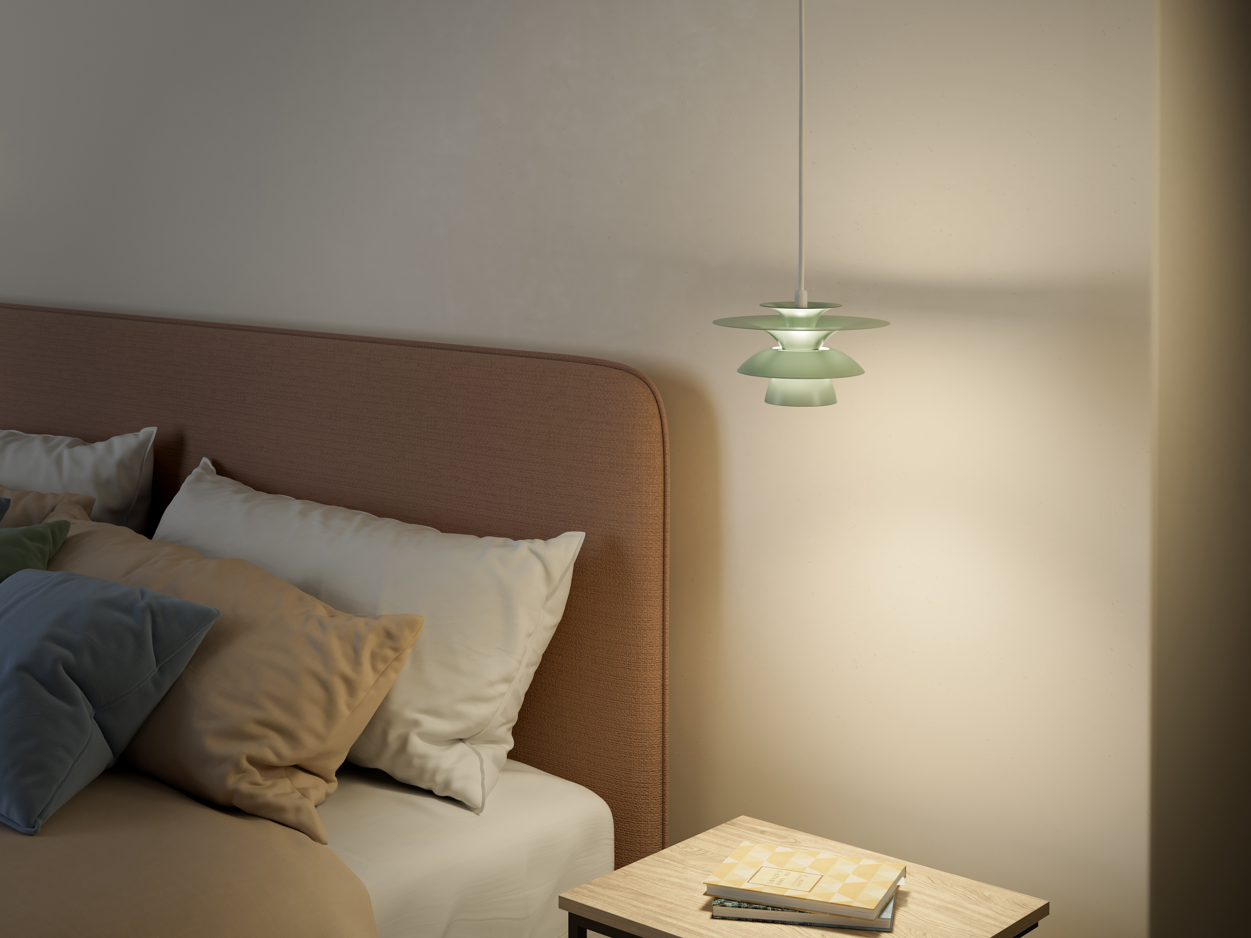 Belid Picasso Taklampe Soft Salvie Ø18