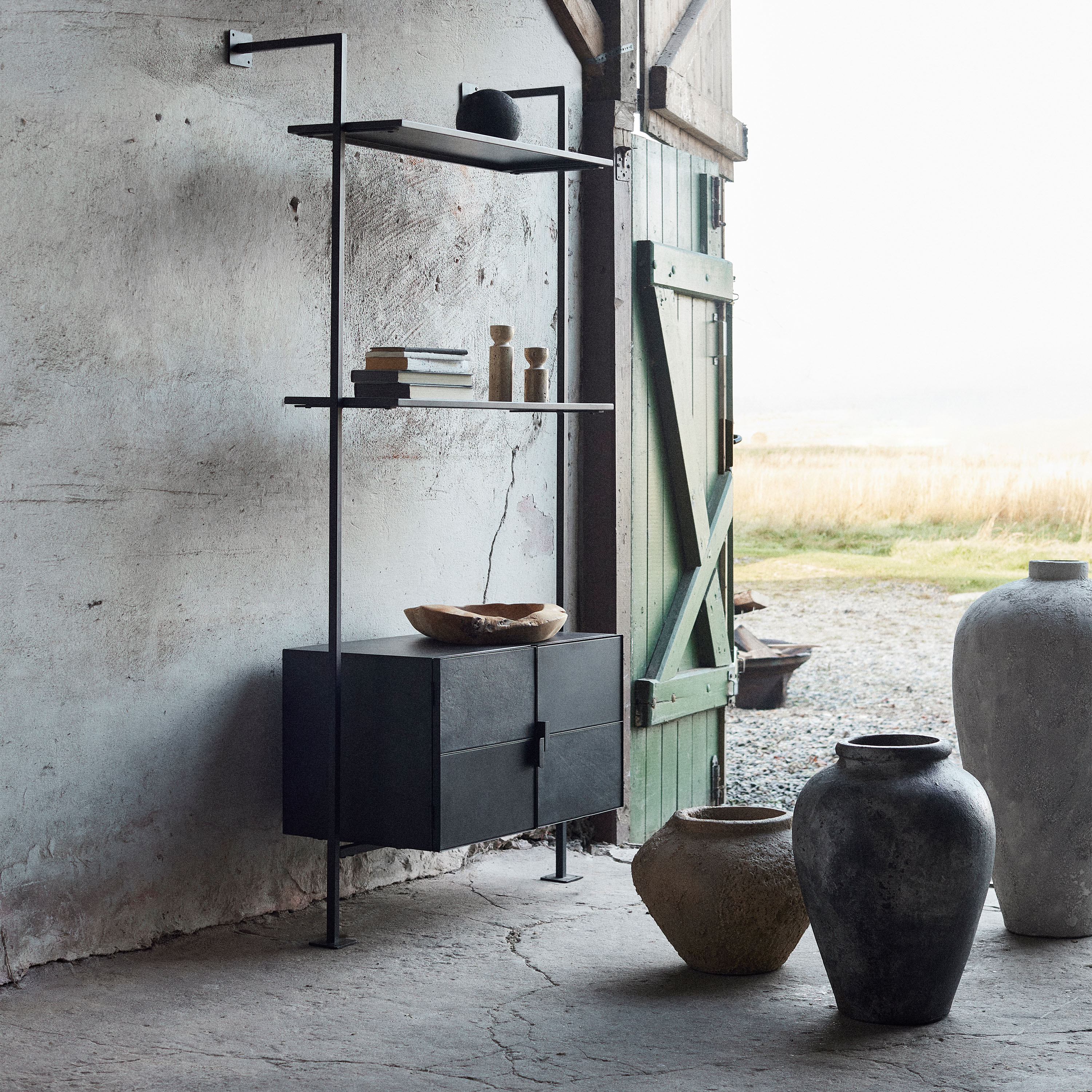 Muubs Luna Ruukku Grey Terrakotta Ø45