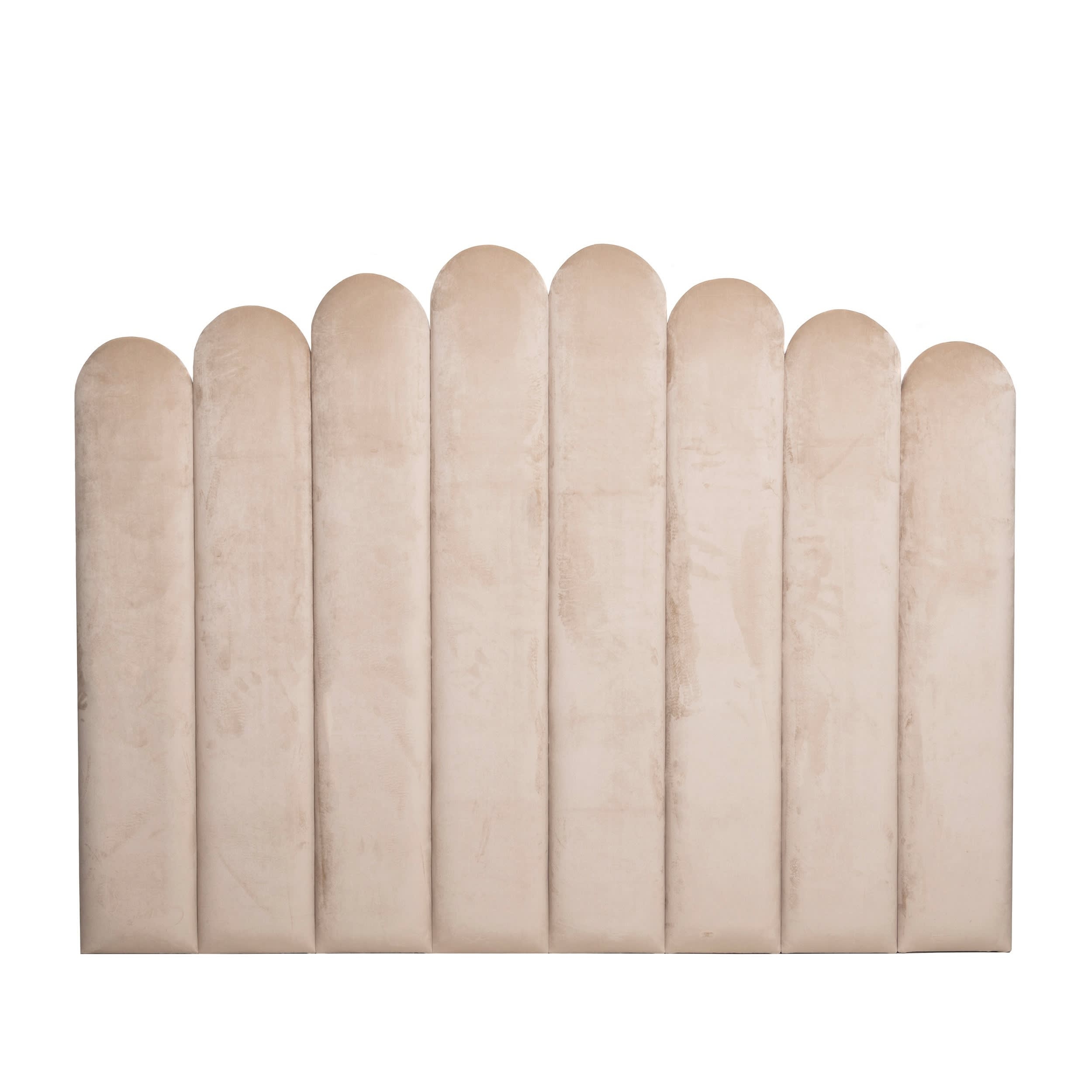 Sleepo Collection - Art Sänggavel Sammet Beige 160cm