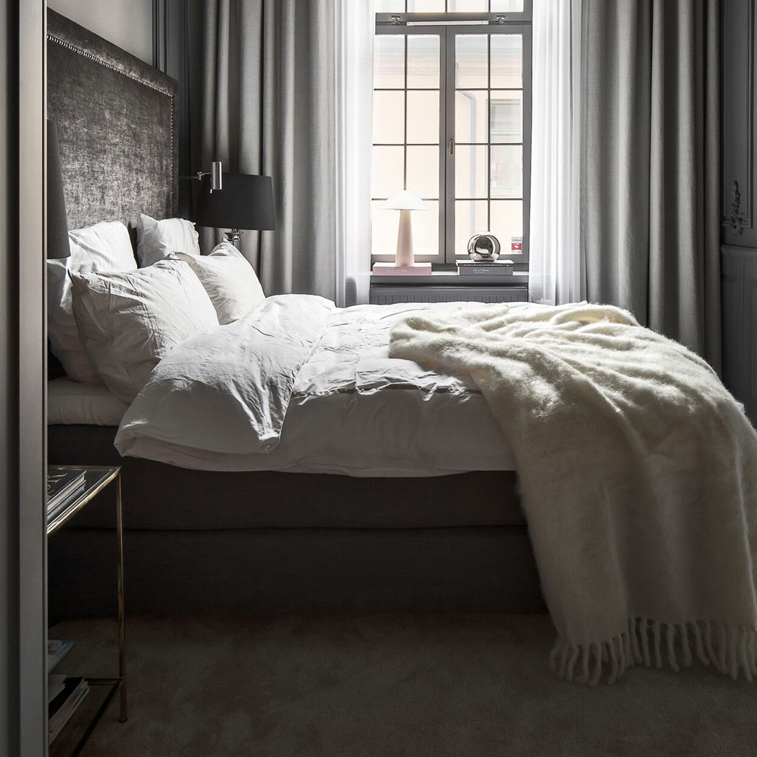 Stackelbergs Luxury Kid Mohair Pläd Pure White