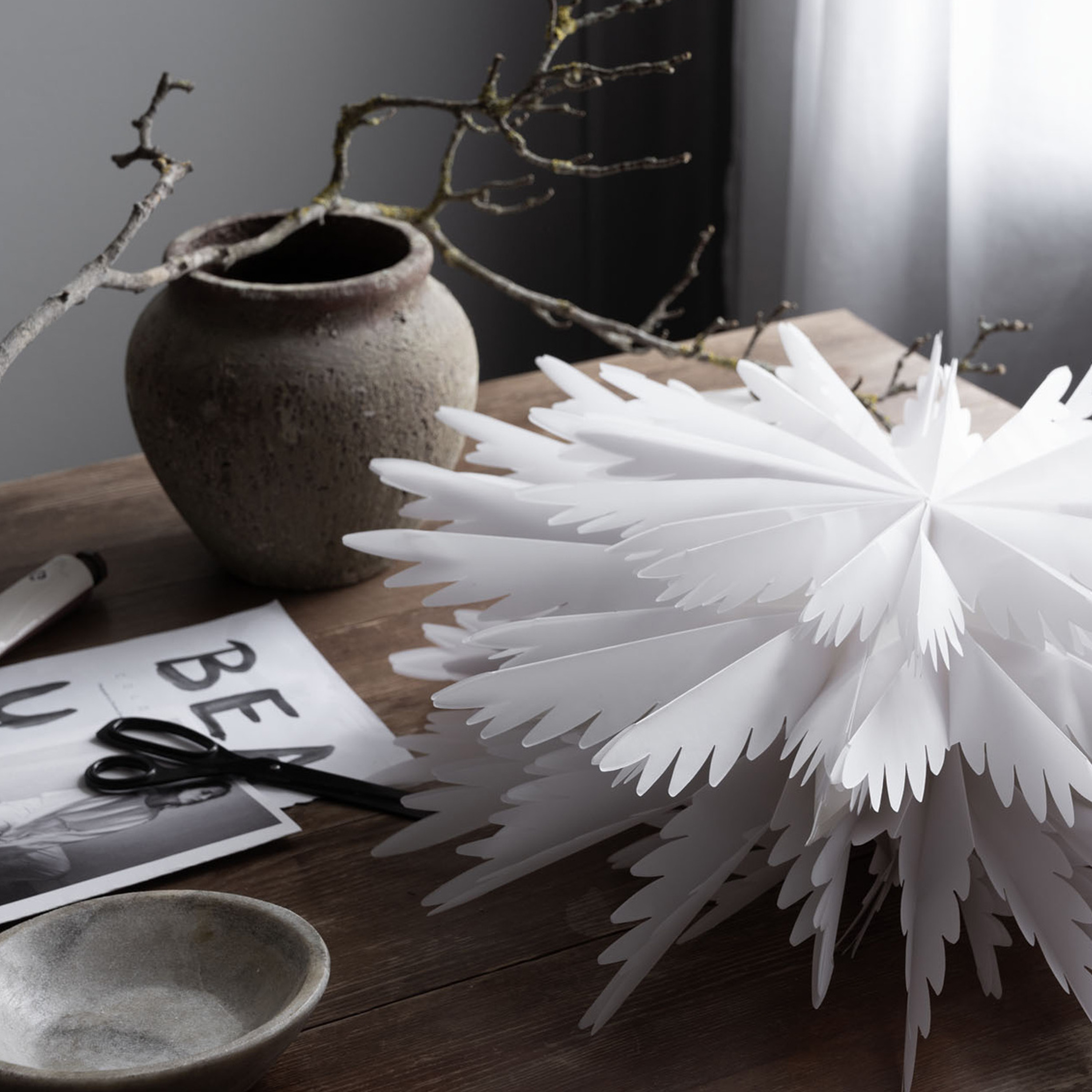 Watt &amp; Veke Liz Julstjärna White 50cm