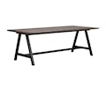 Carradale Matbord A-ben Brun/Svart 220cm