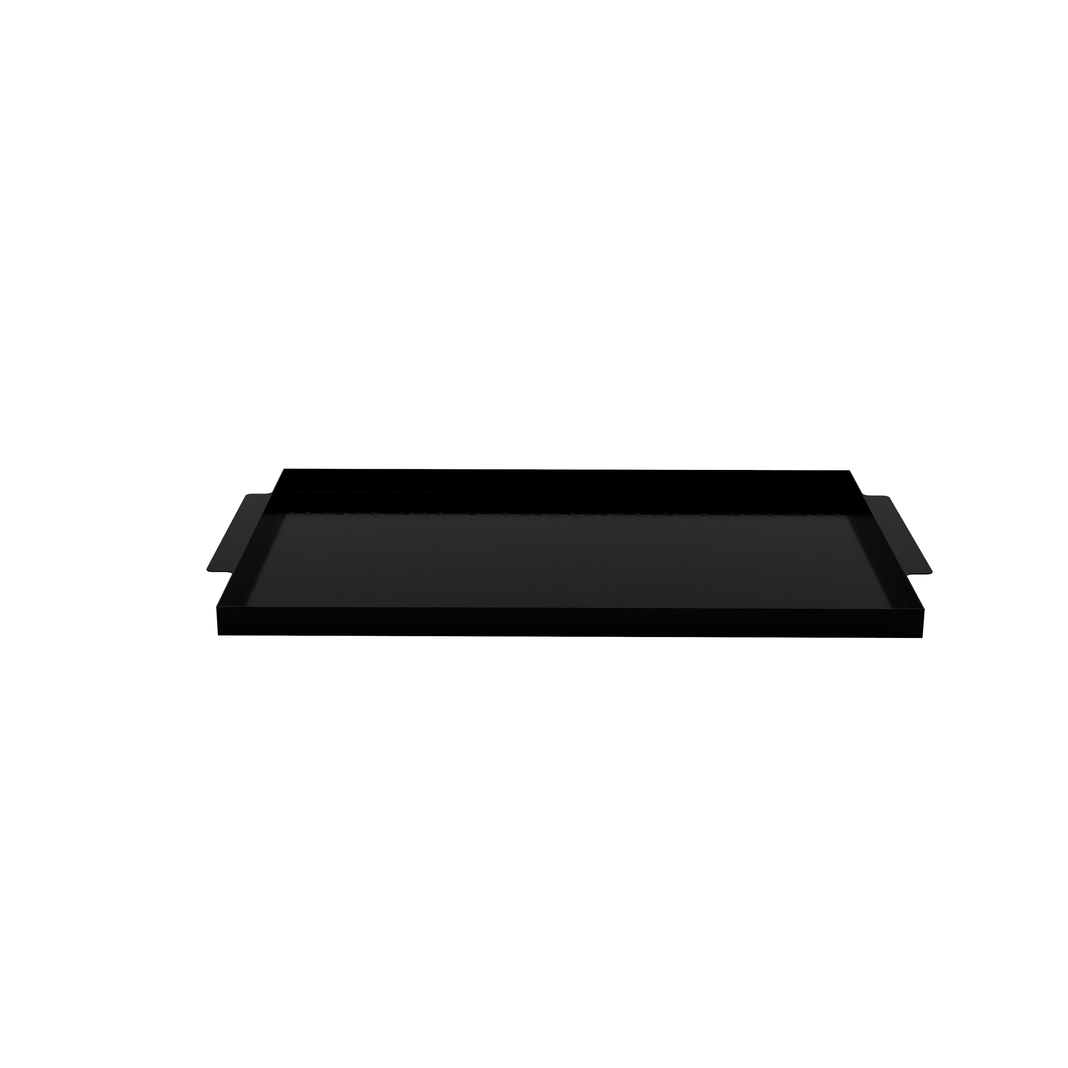 Cooee Design - Tray Carry Tablett Black 45cm - Schwarz - Tabletts