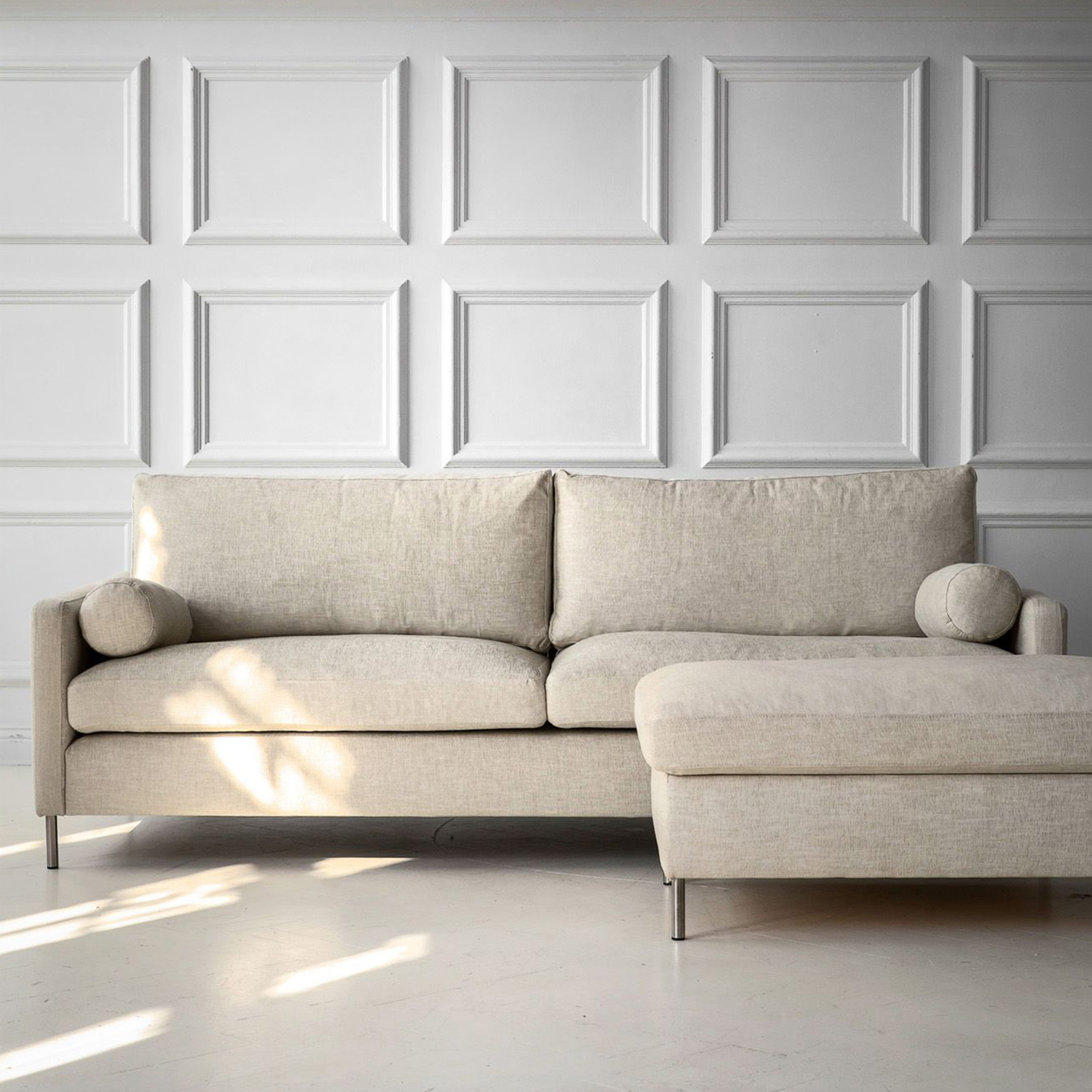 Sleepo Collection Åre Fußhocker Beige 70x110