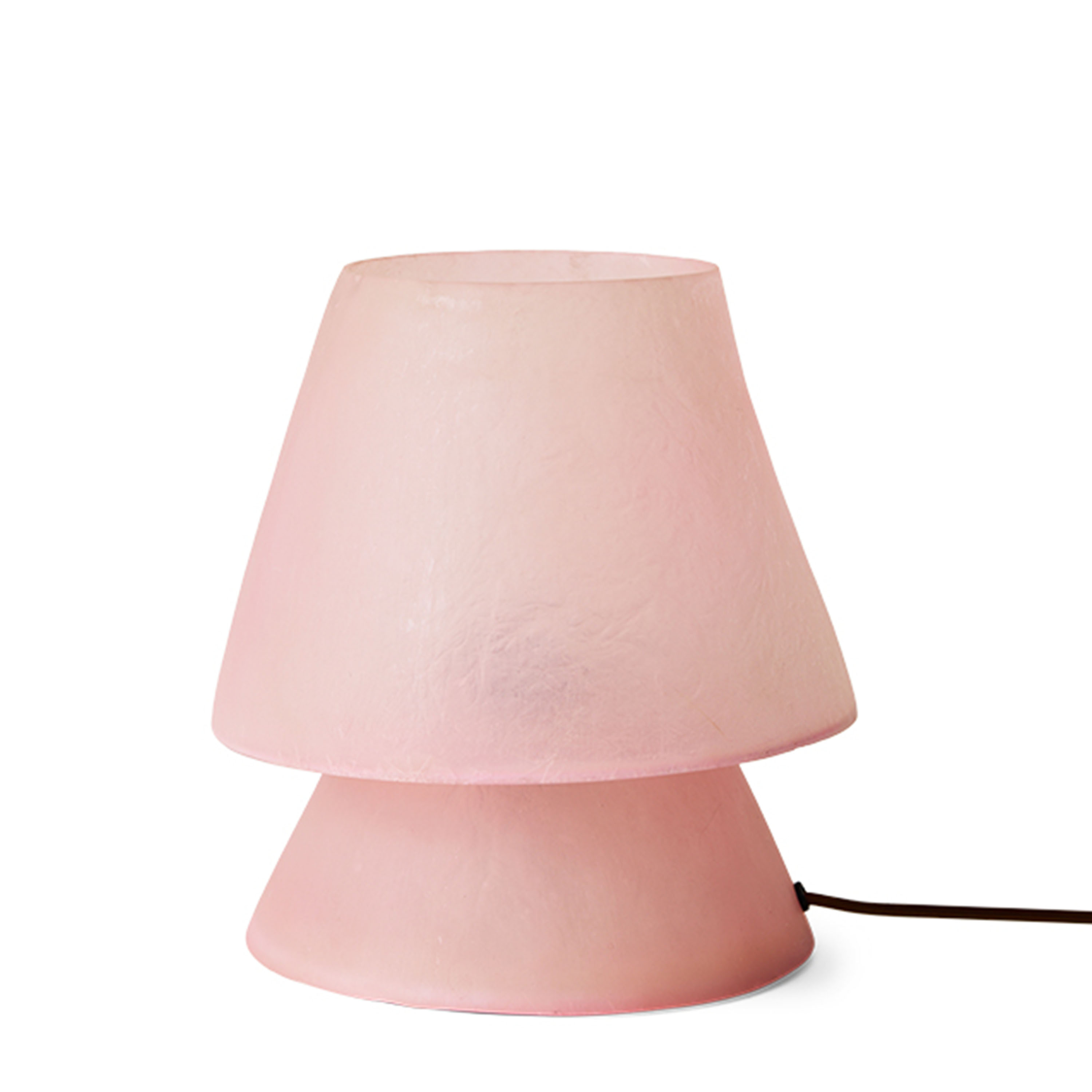 Glassfiber Pöytävalaisin Pink 27 cm