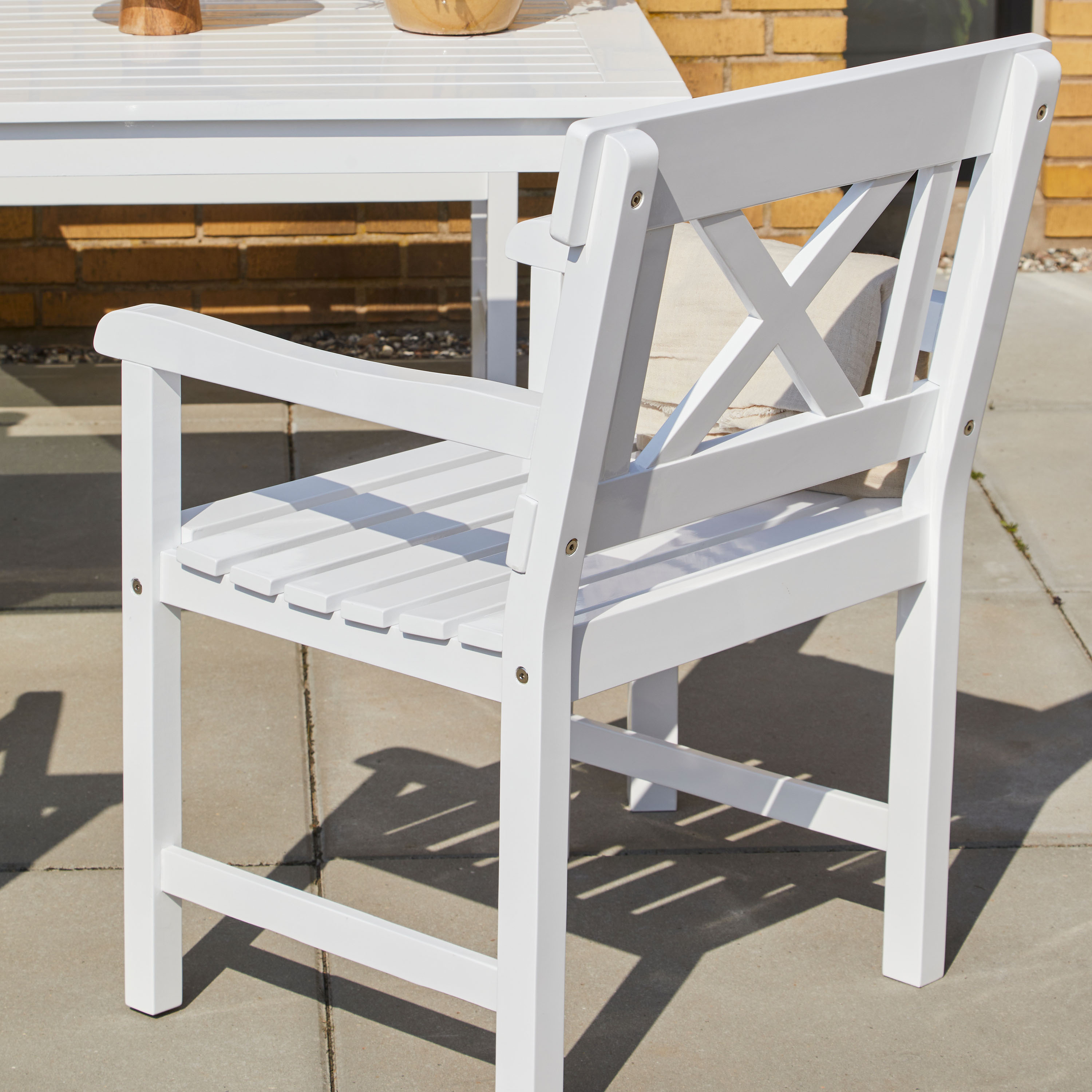 Cinas Rosenborg lenestol White