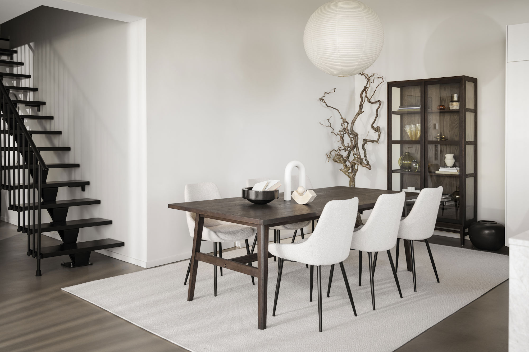 Rowico Home Sierra Matstol Bouclé Beige