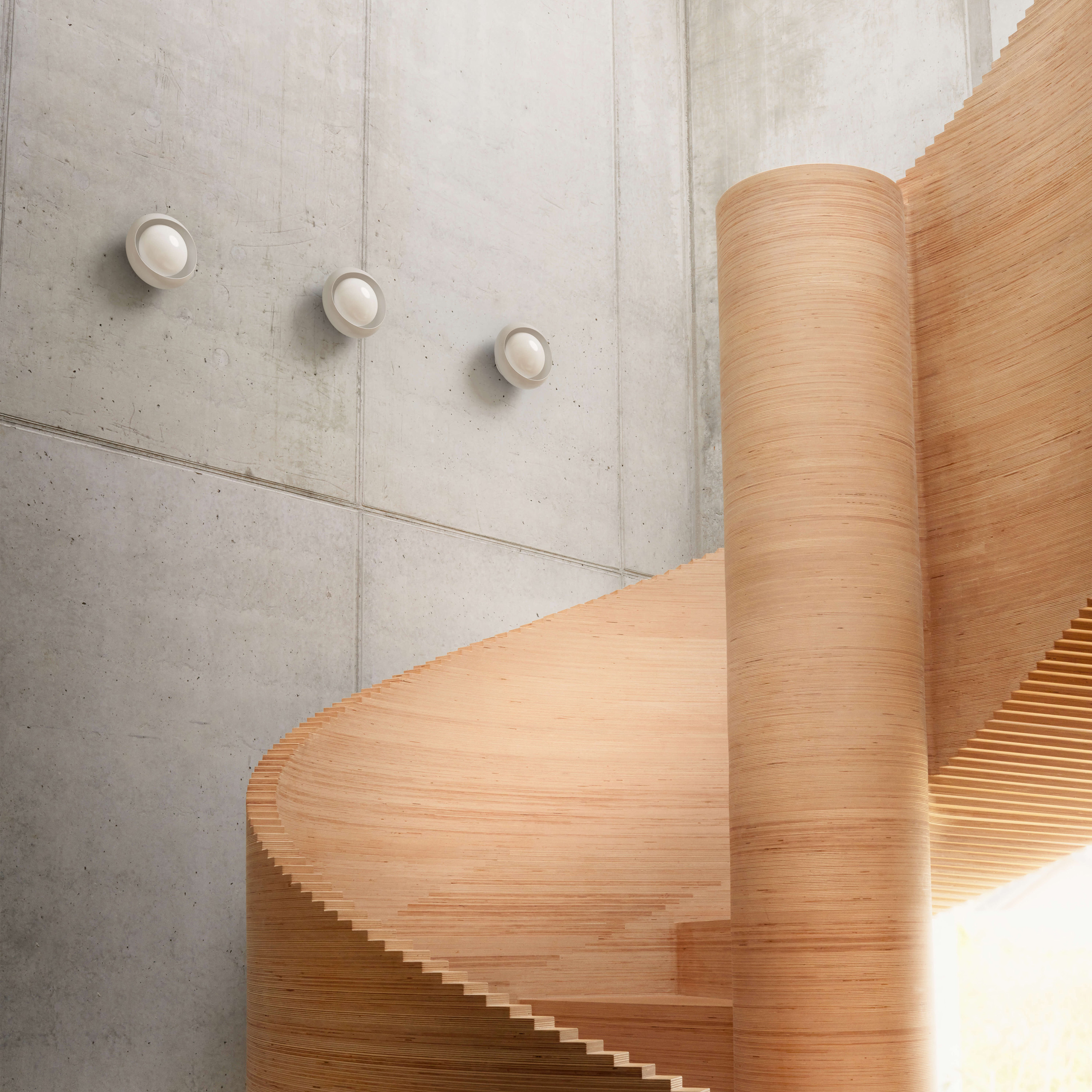 LYFA Cornea Wandleuchte Weiß 15cm