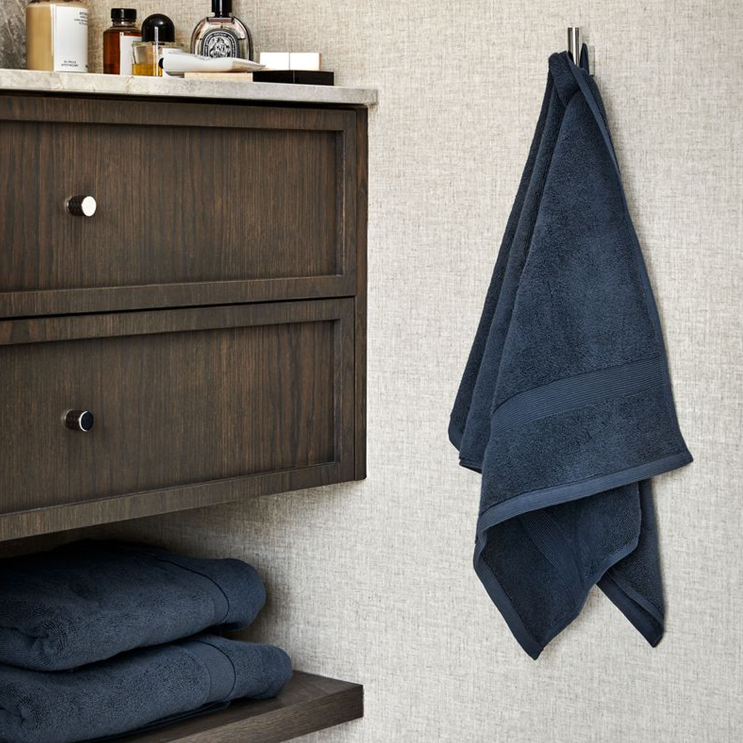 Høie Spa Handduk Mörkblå 50x90