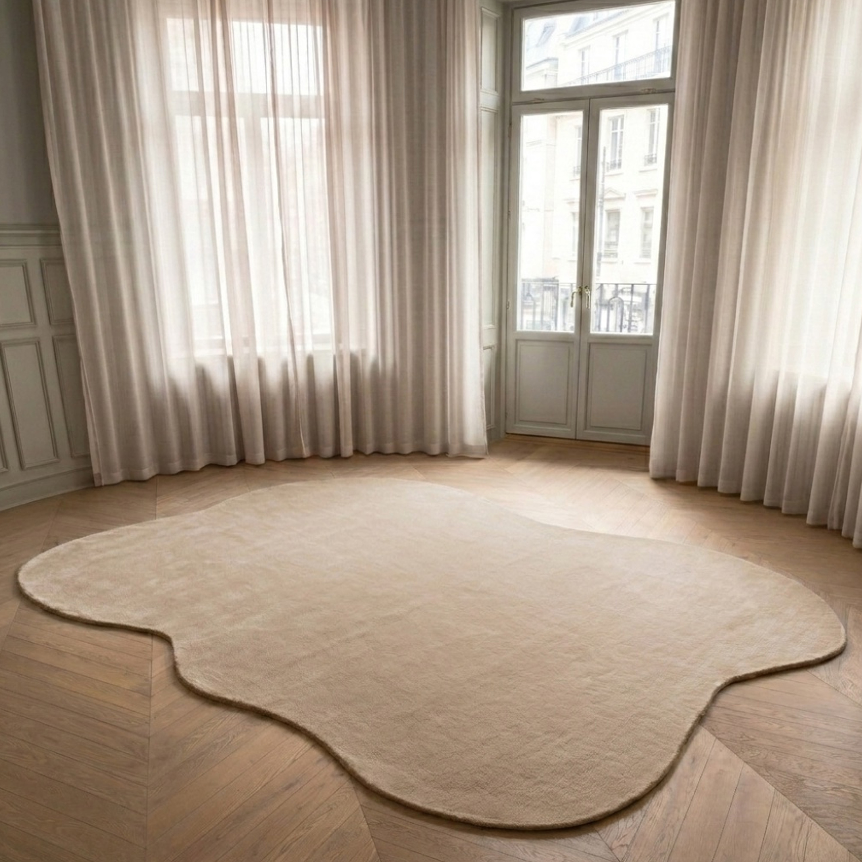 Stormi Ullteppe Beige 200x300