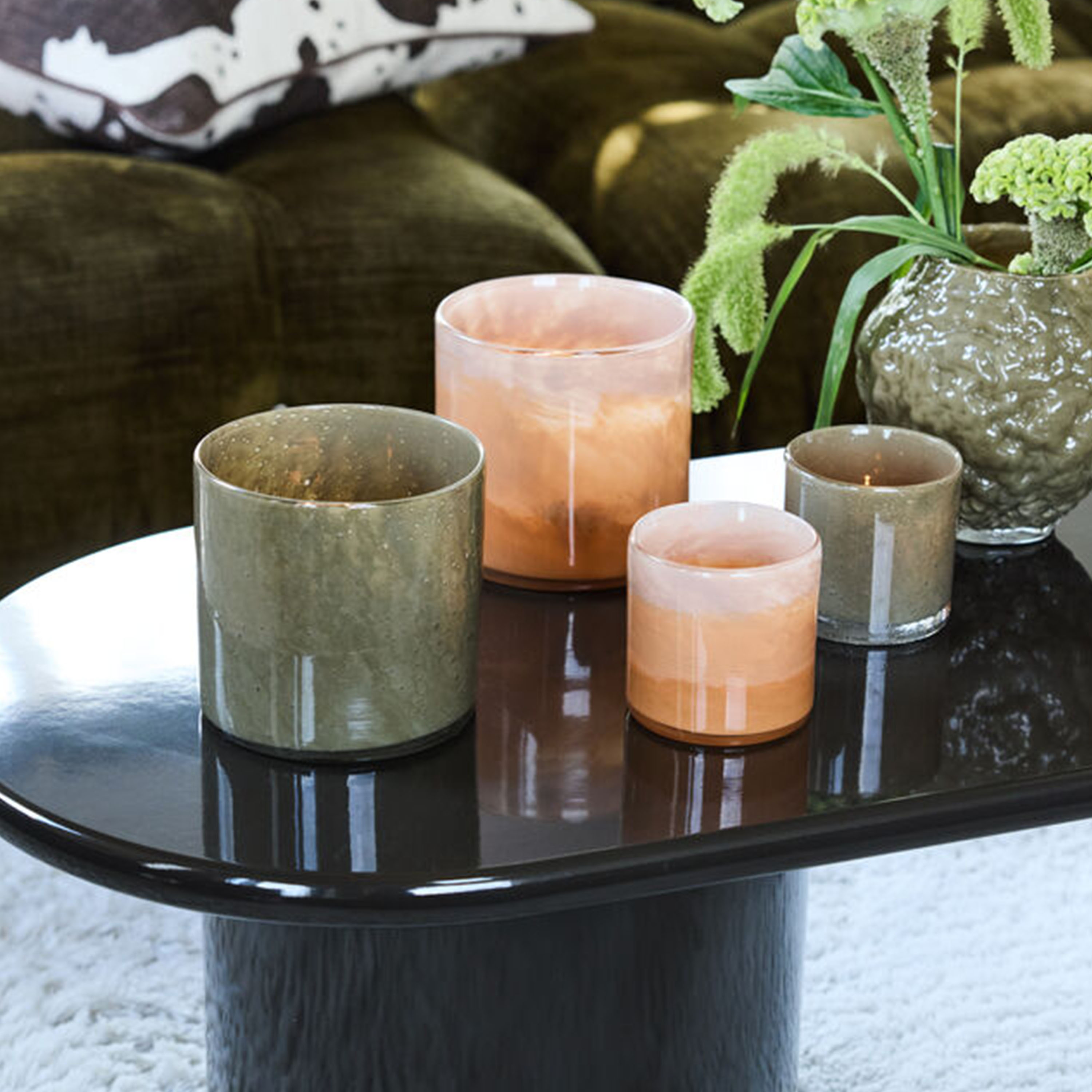 Byon Calore Ljuslykta Calamata Green 15cm