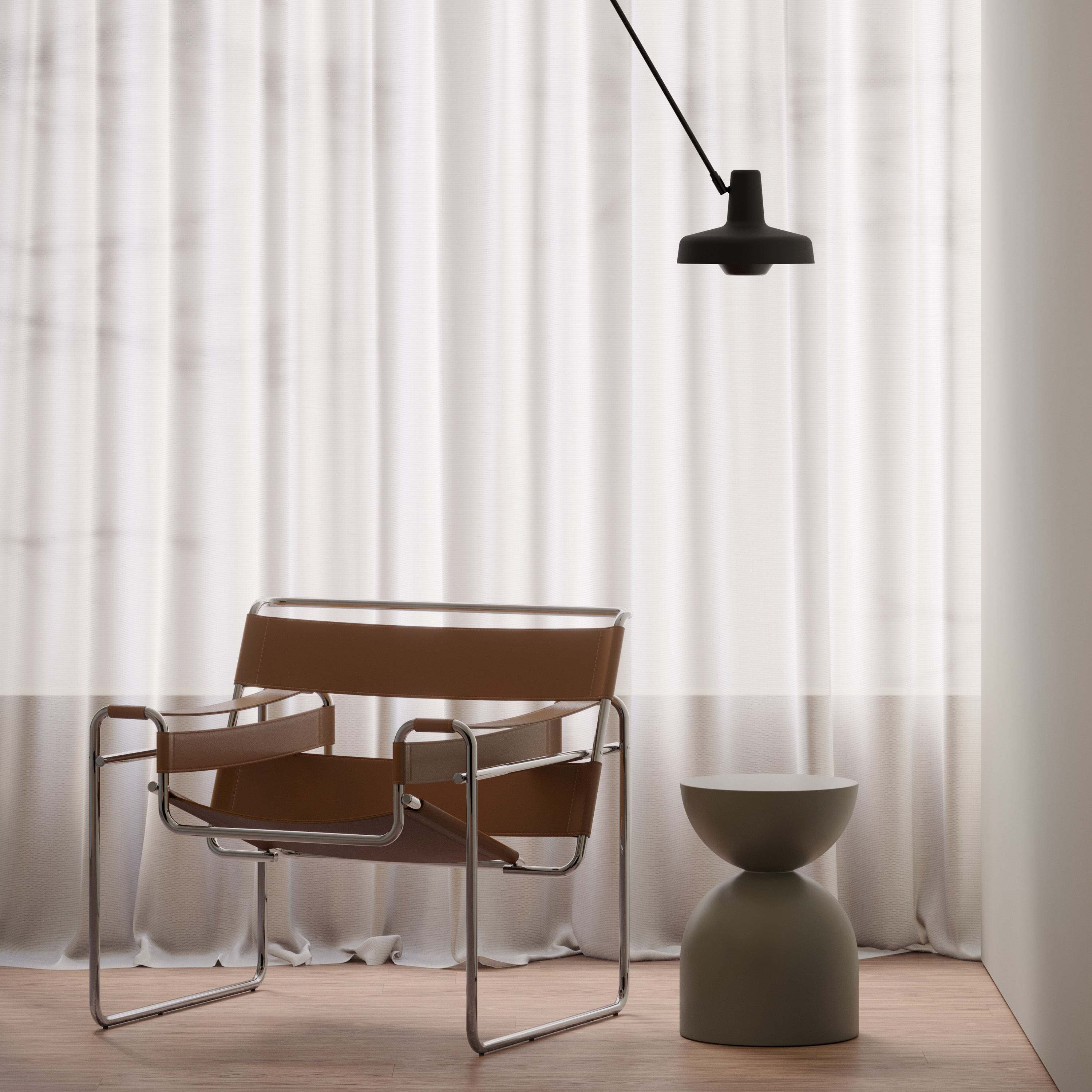 Grupa Arigato Taklampe Long Black