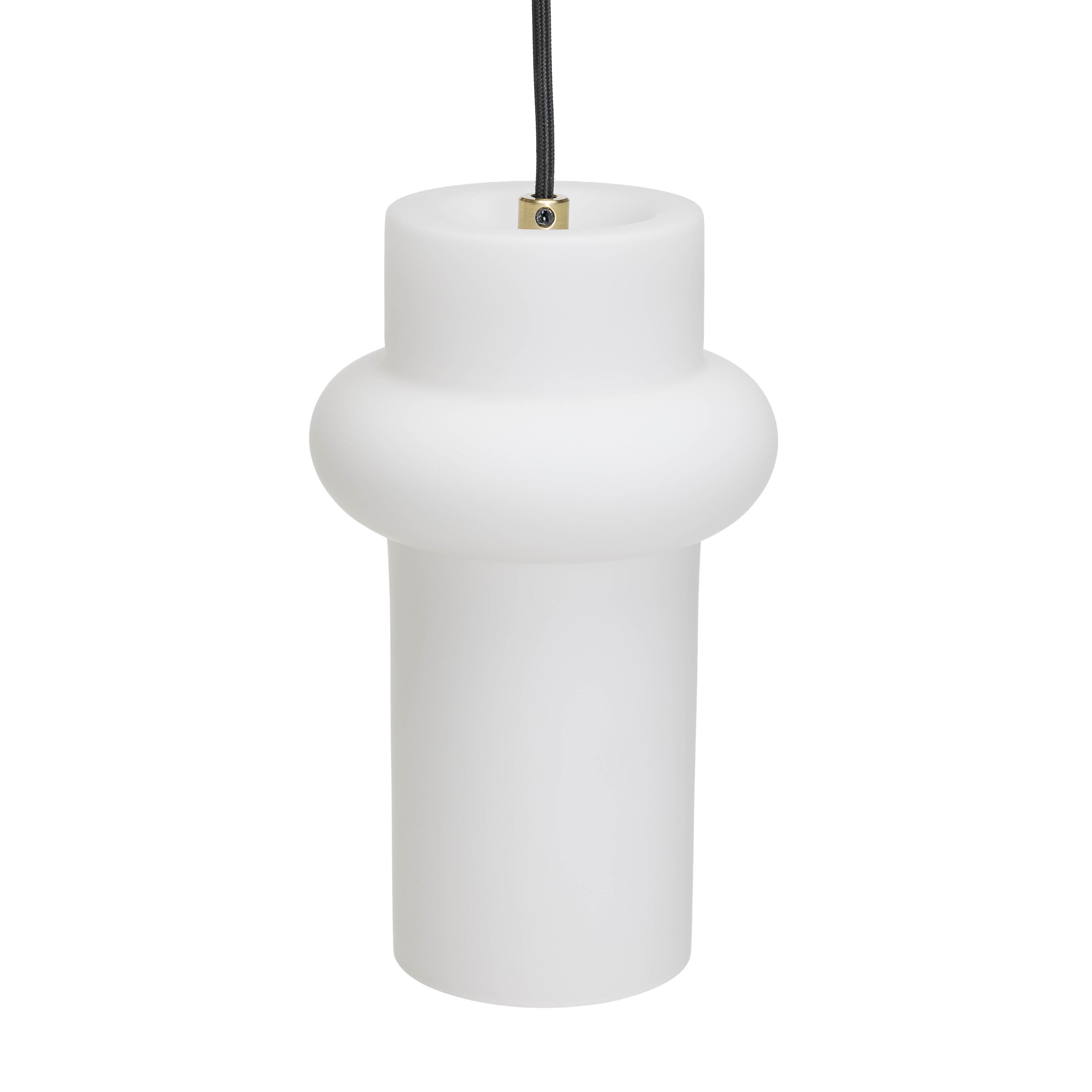 Hübsch Pilule Pendelleuchte Up Matte White 25cm