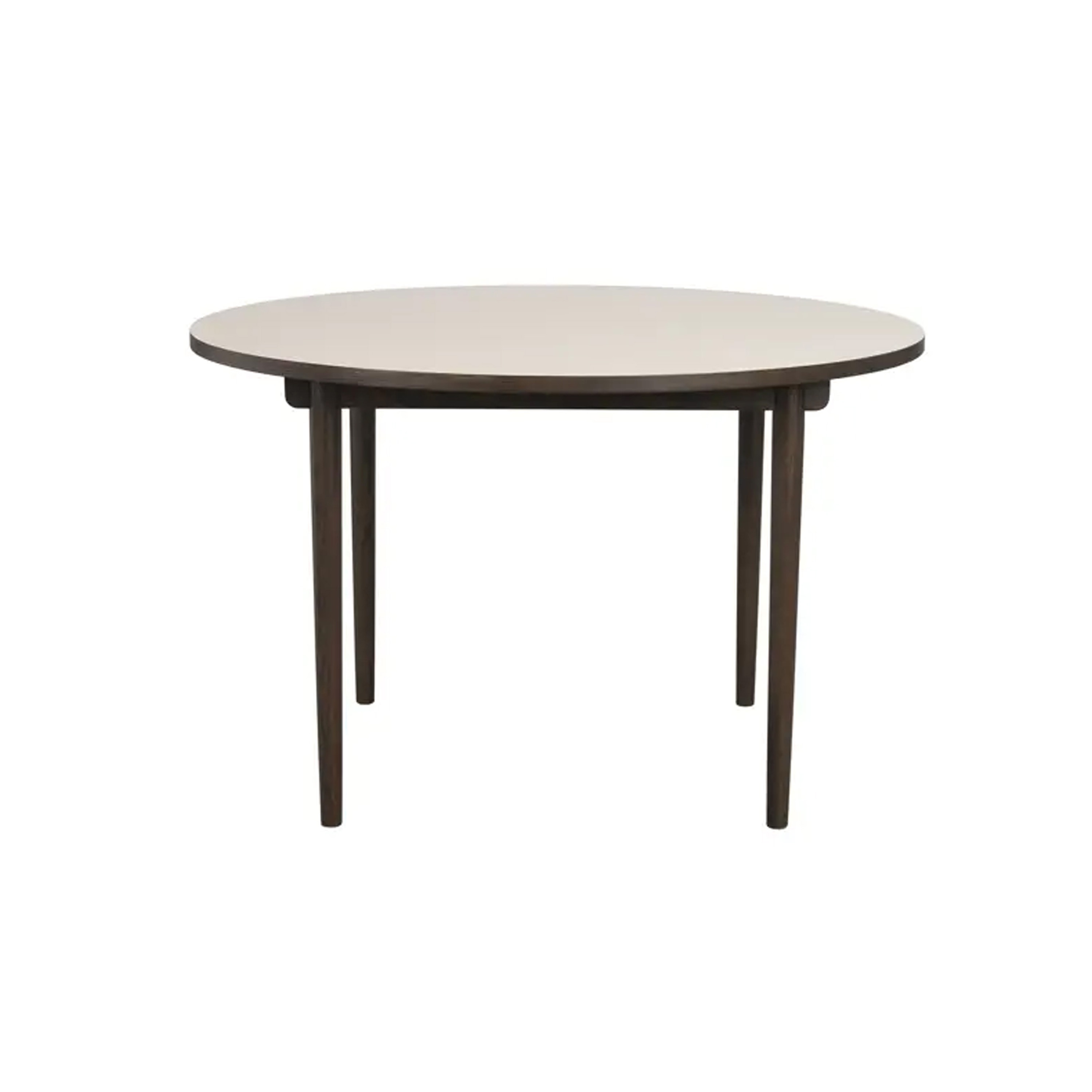 Fairmount Esstisch Rund Beige/Braune Eiche Ø120