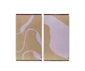 Nova Arte Handduk Sand/Lilac 40x55 2-pack