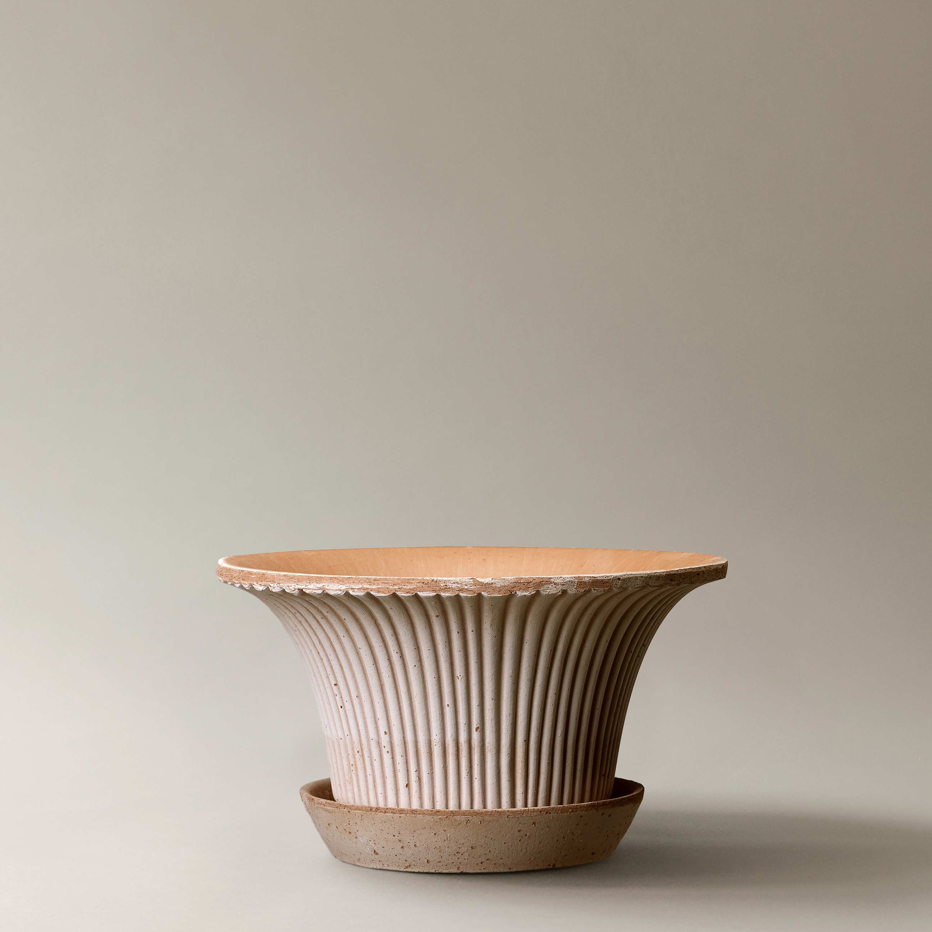 Bergs Potter Daisy Bol med fat Raw Rosa Terrakotta Ø25