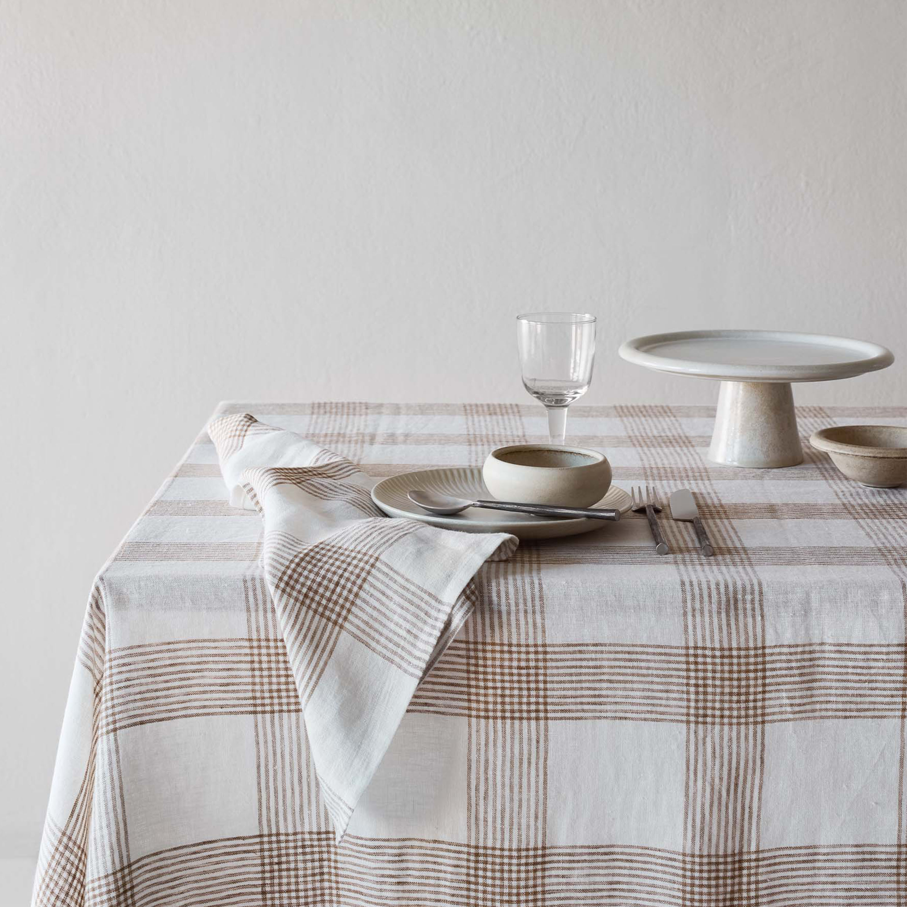 Tell me more Odette Servietten Brun 45x45 cm 4er-Set